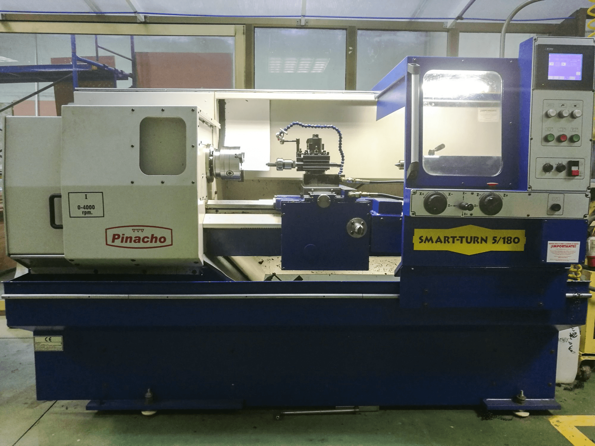 Vista Frontal da Pinacho Smart-Turn 5/180 máquina