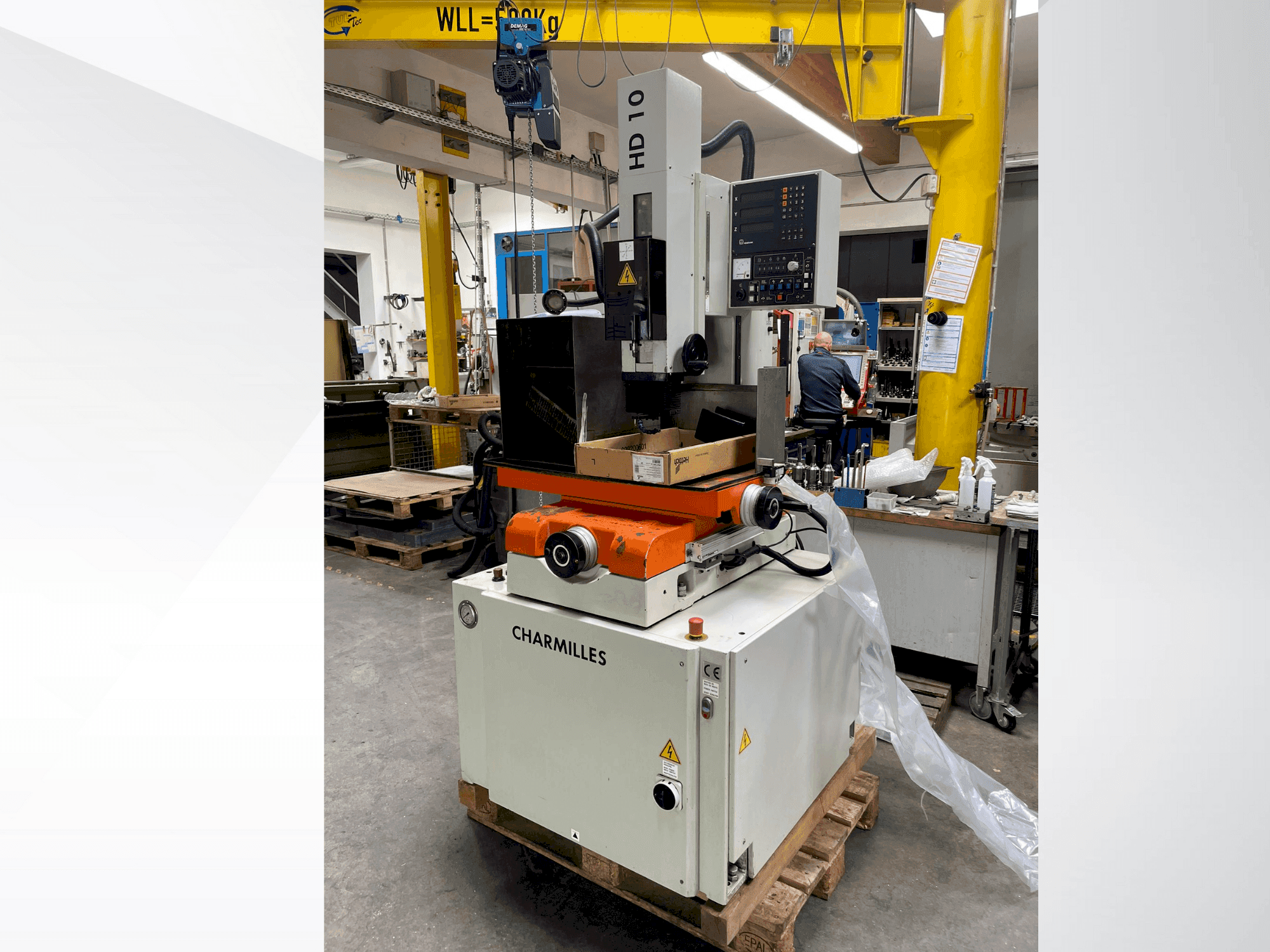 Vista Frontal da CHARMILLES HD10 máquina