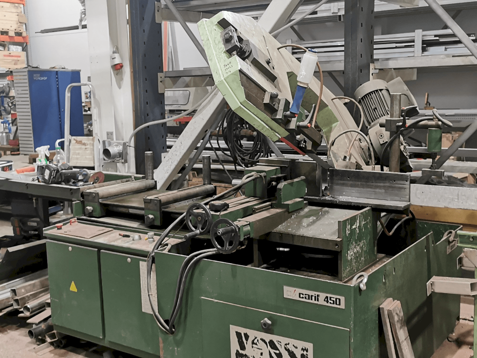 Vista Frontal da carif 450 BA máquina