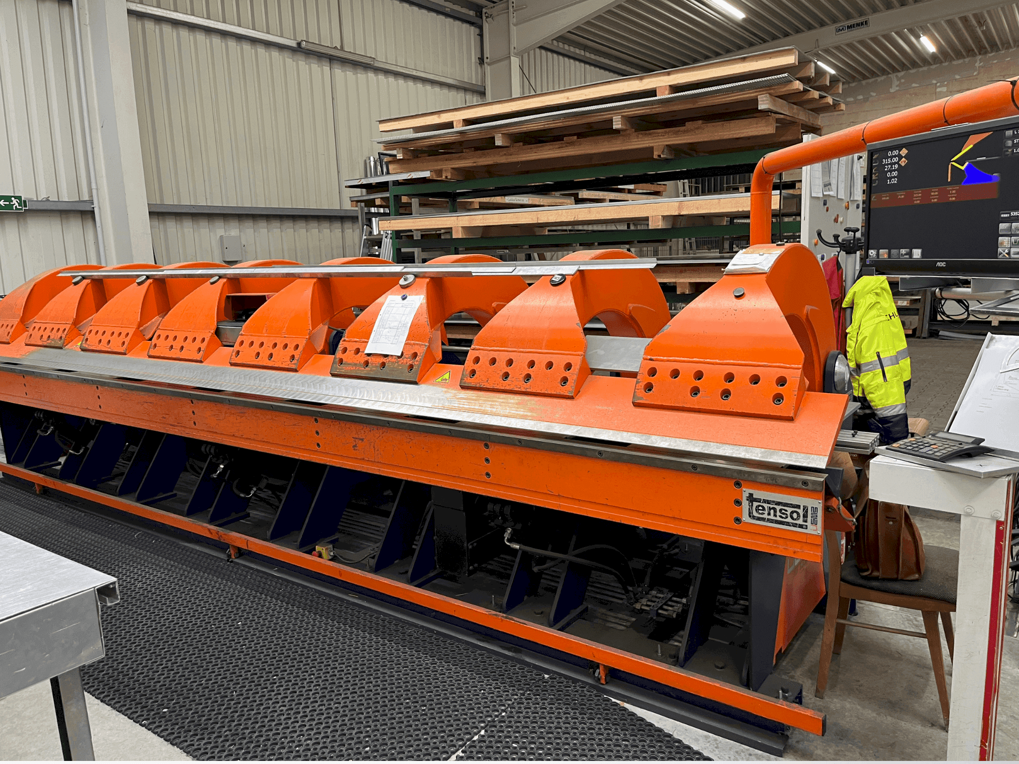 Vista Frontal da OEMB H200.60 máquina