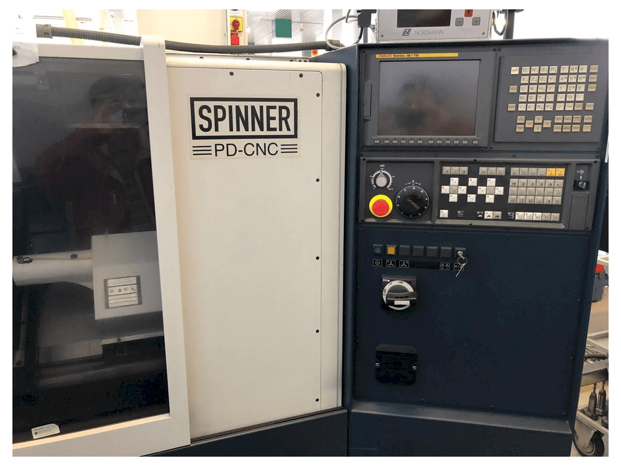 Vista Frontal da SPINNER PD máquina
