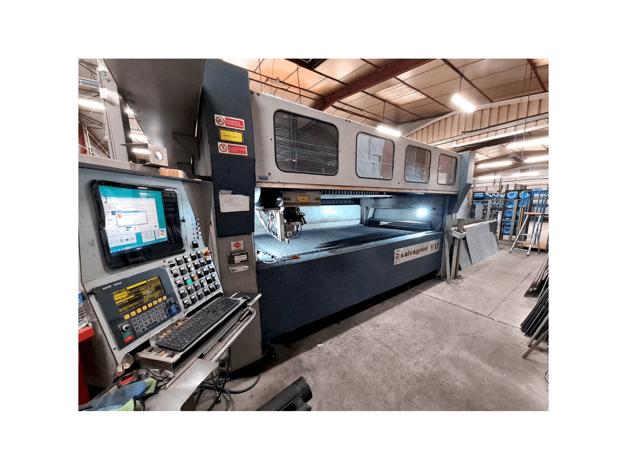 Vista Frontal da Salvagnini VL1 máquina