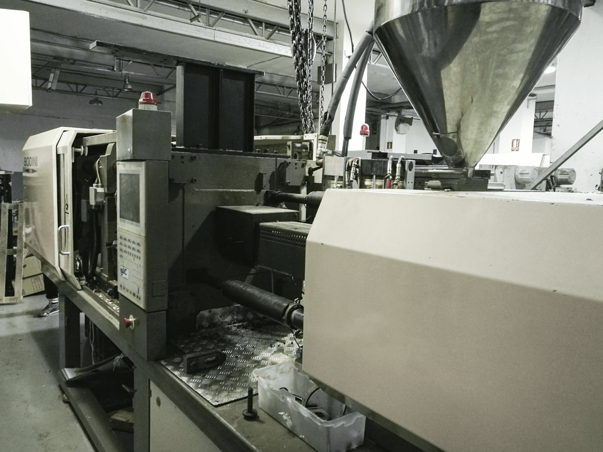 Vista Direita da BODINI ELEDRIVE 165 máquina