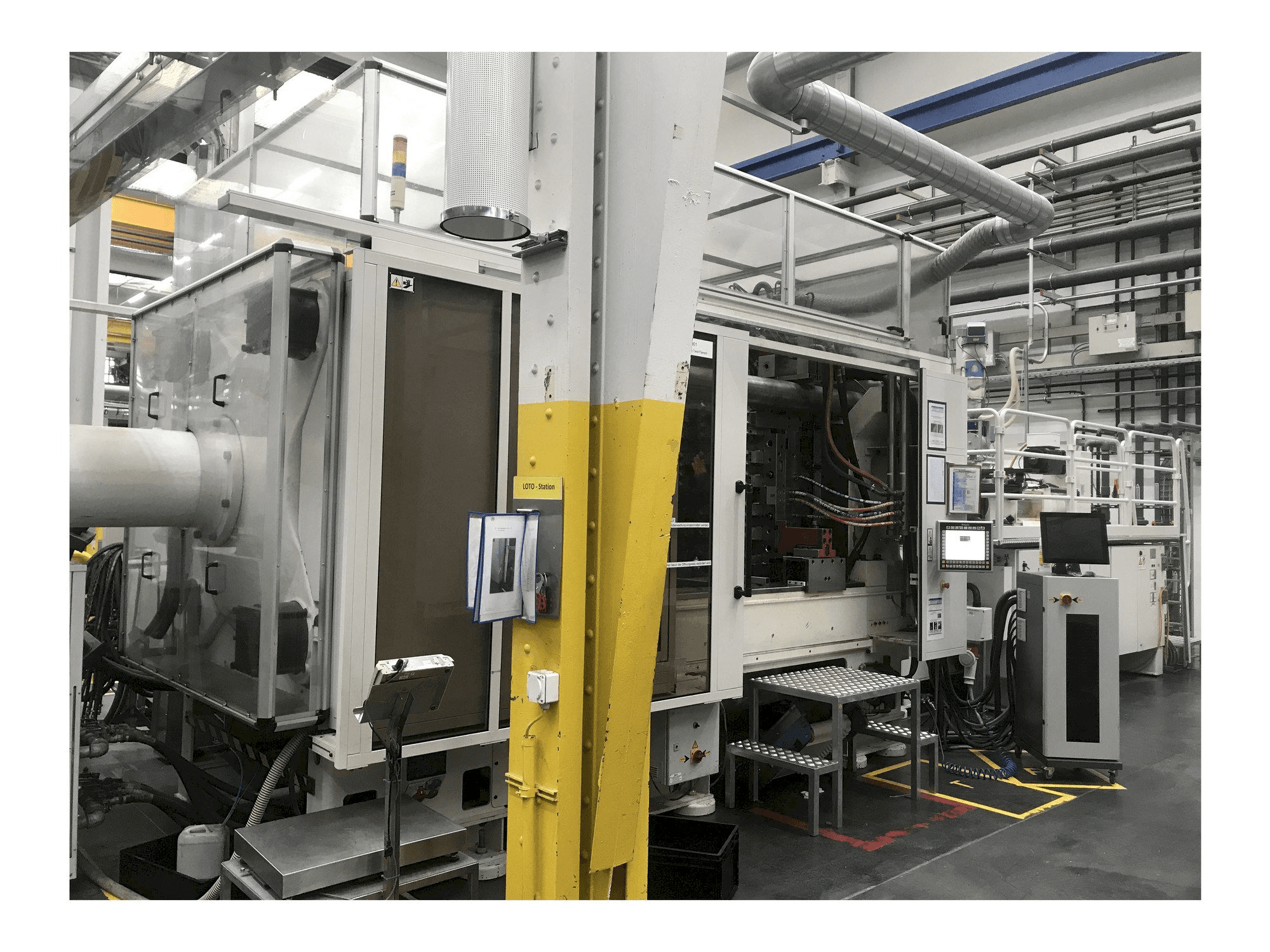 Vista Frontal da Husky H650 RS 80/65 máquina