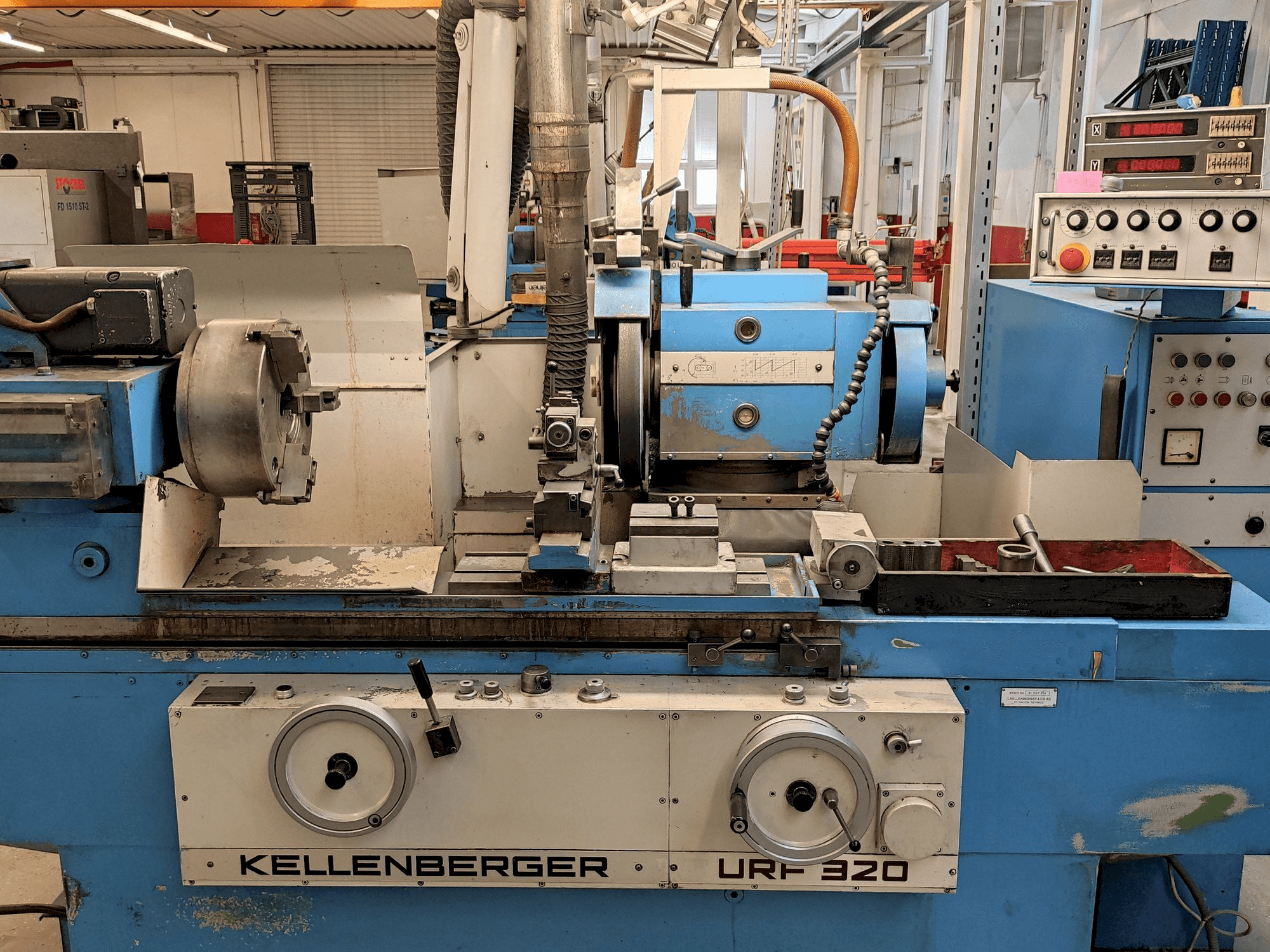 Vista Frontal da KELLENBERGER URF 320 máquina