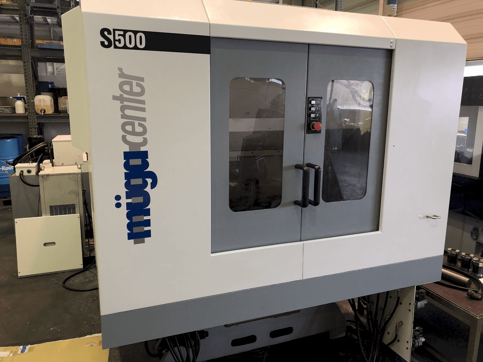 Vista Frontal da Muga S500 máquina