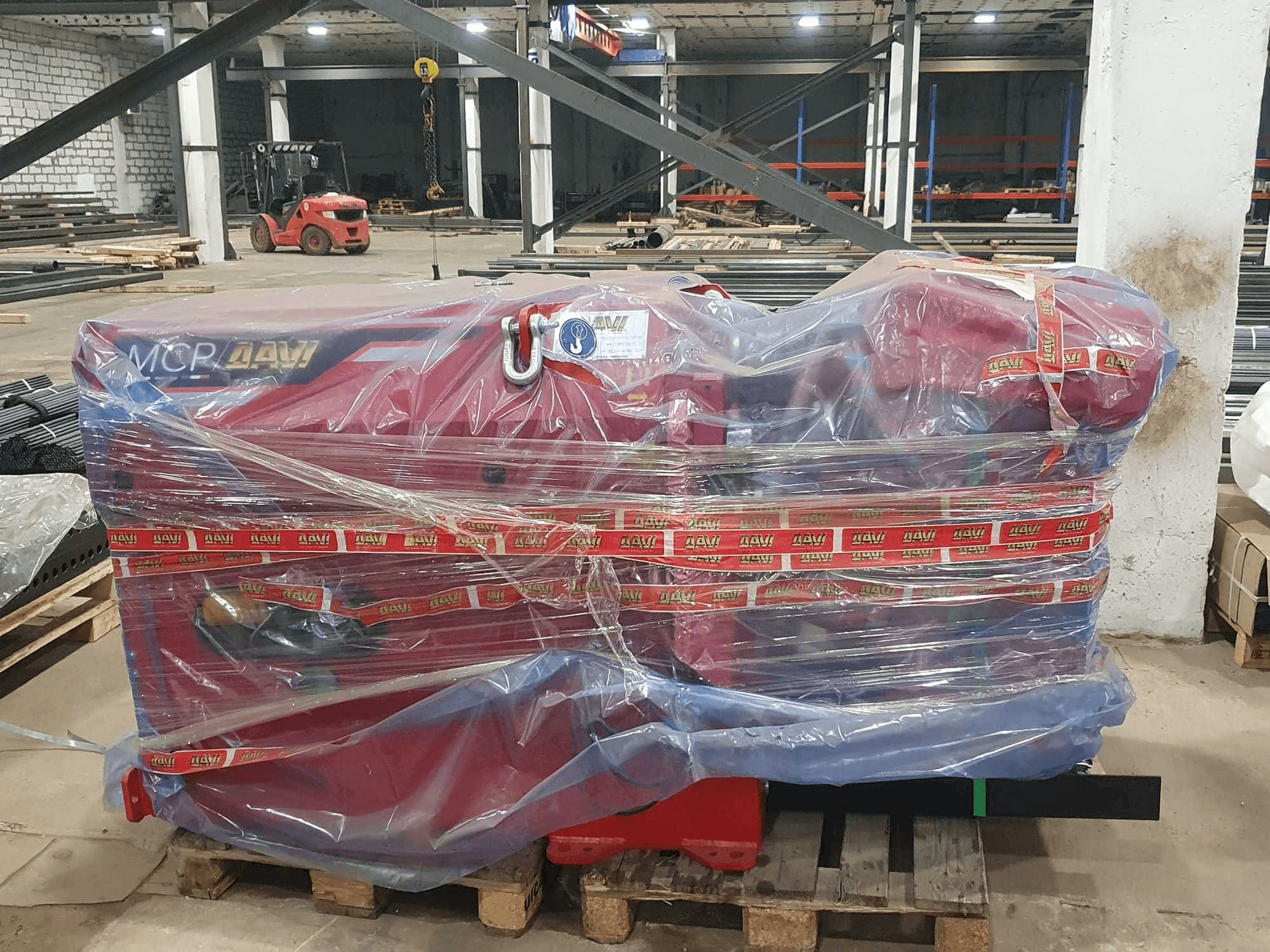 Vista Frontal da Davi MCP 9 máquina