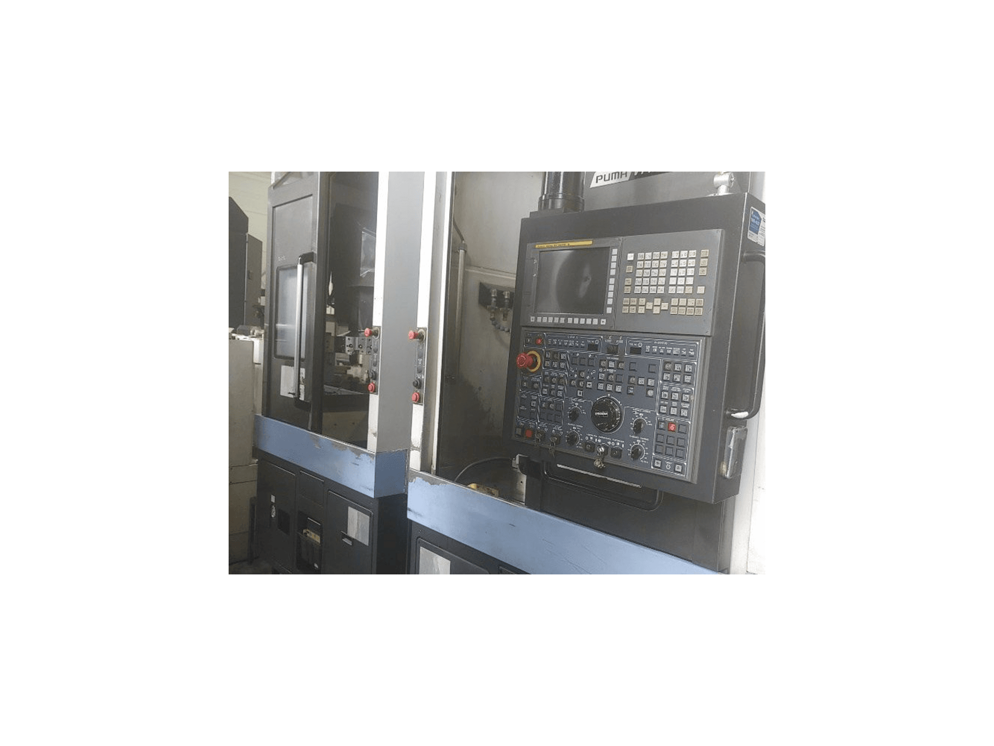 Vista Frontal da Doosan VT450 2SP máquina