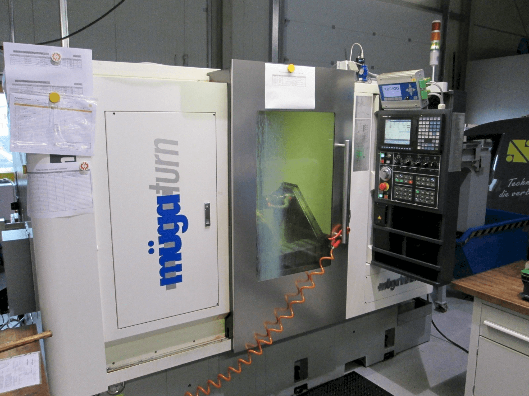 Vista Frontal da Muga iTwin máquina