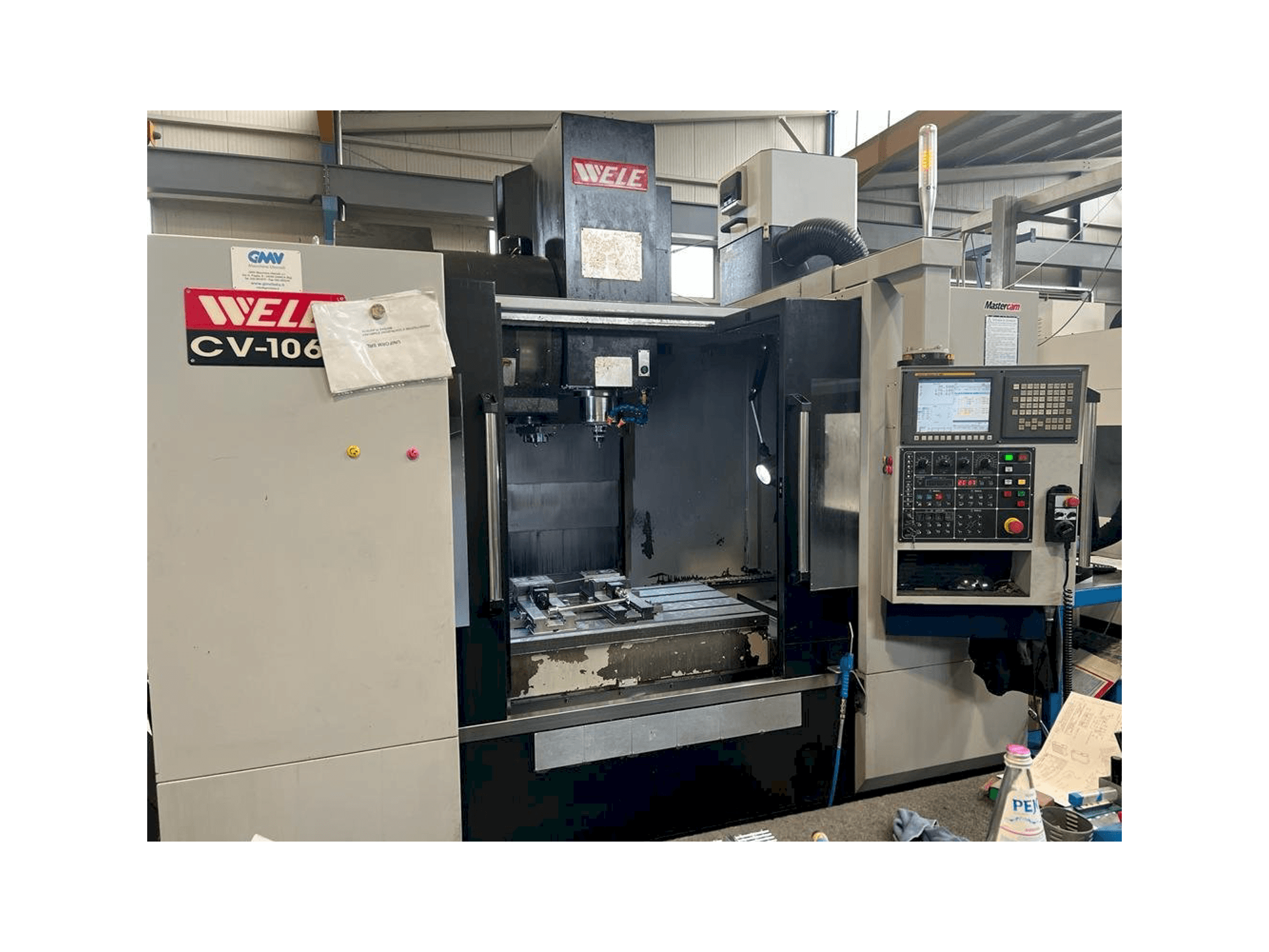 Vista Frontal da Wele CV 1060 máquina