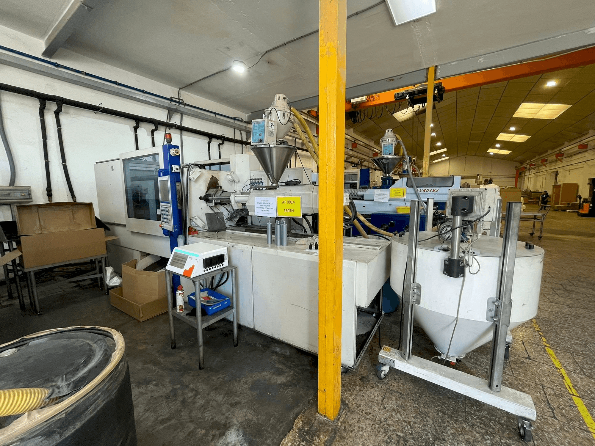 Vista Frontal da Battenfeld HM 160/525 E máquina