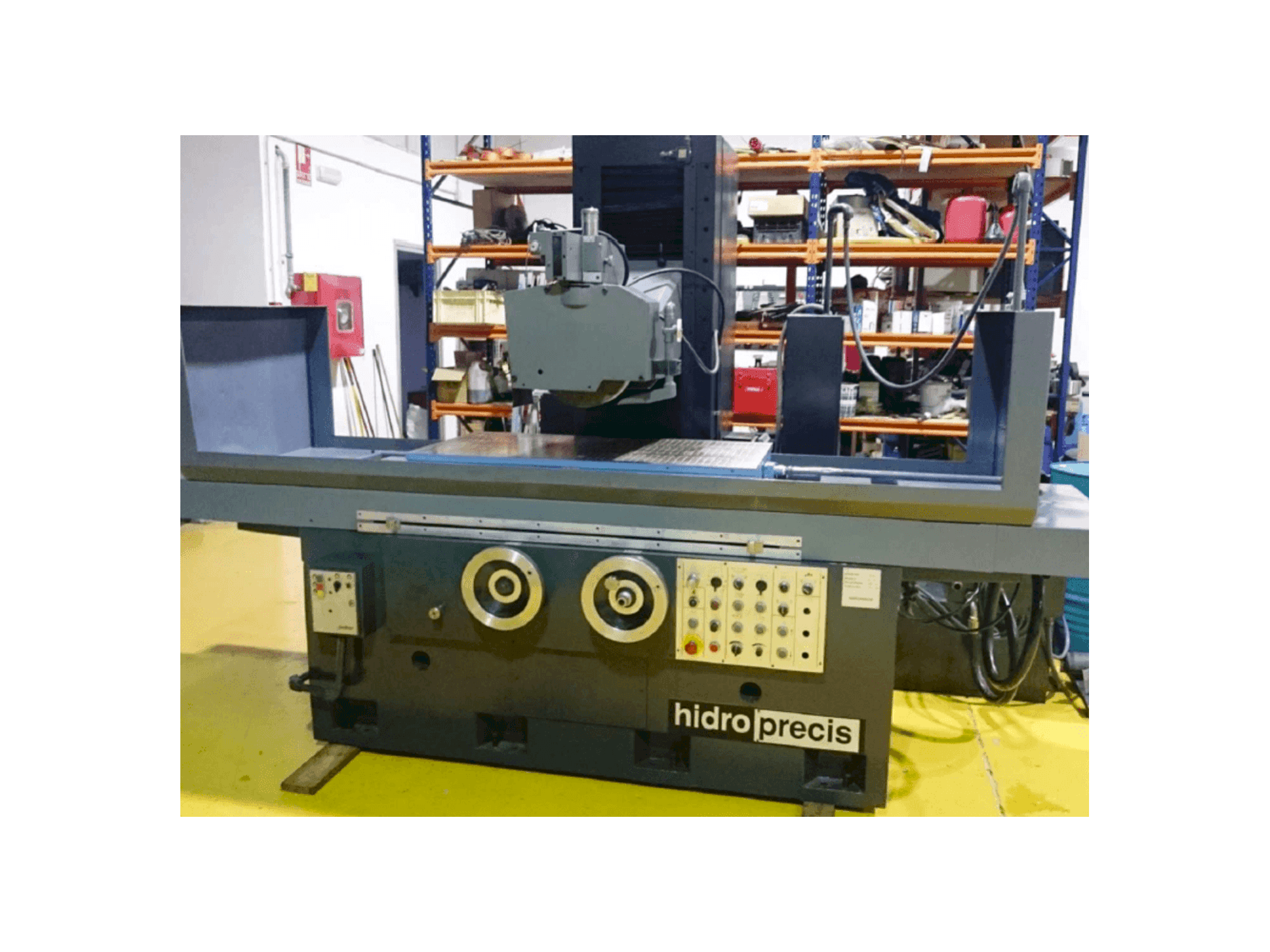 Vista Frontal da Hidro-Precis TP70 máquina