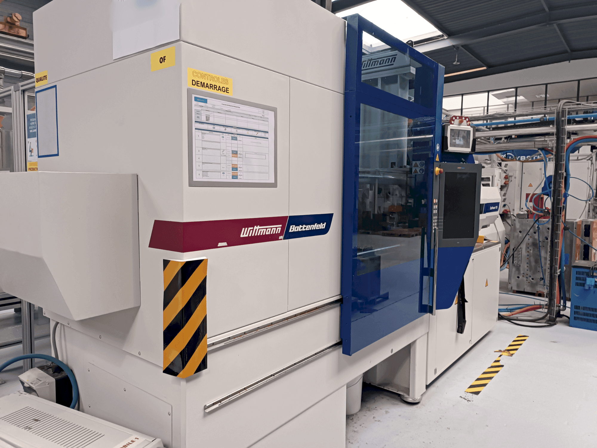 Vista Frontal da Battenfeld Ecopower 110-130 máquina