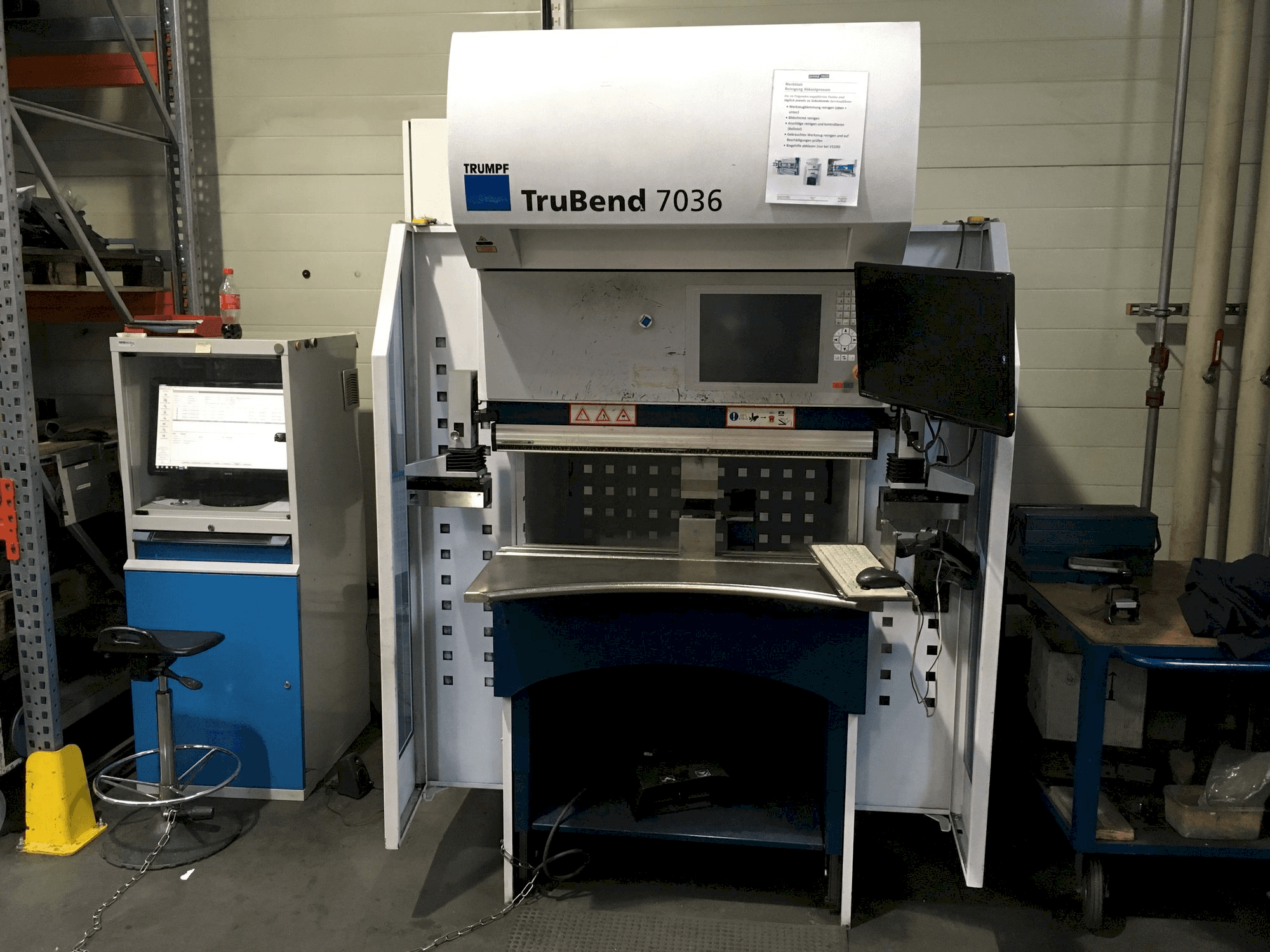 Vista Frontal da Trumpf TruBend 7036 máquina