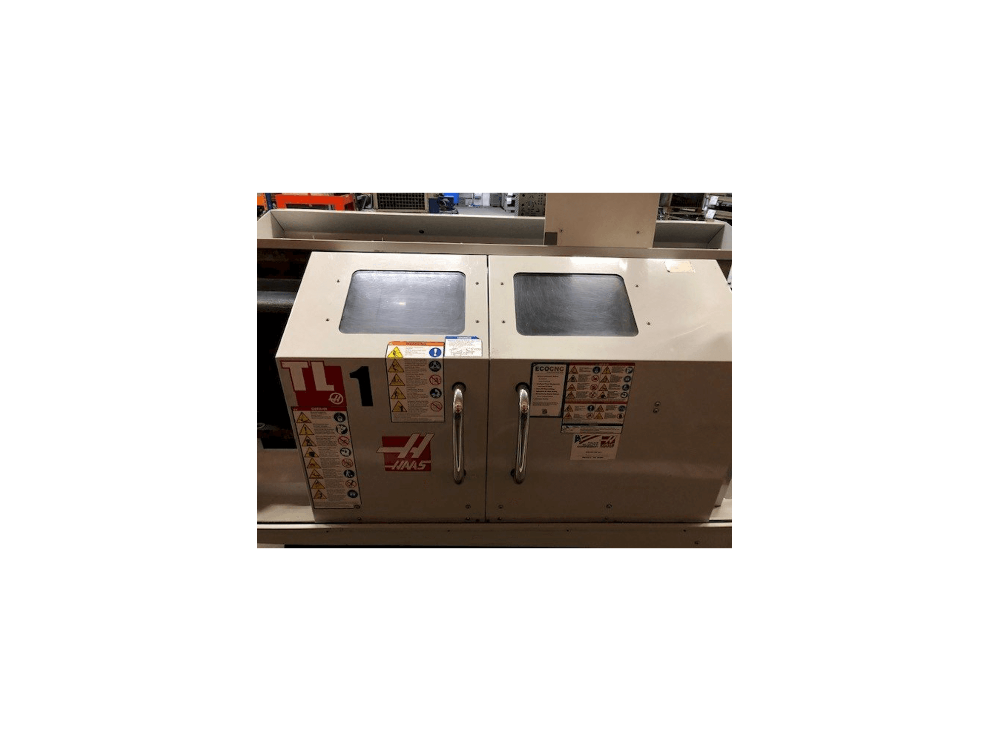 Vista Frontal da HAAS TL-1 máquina