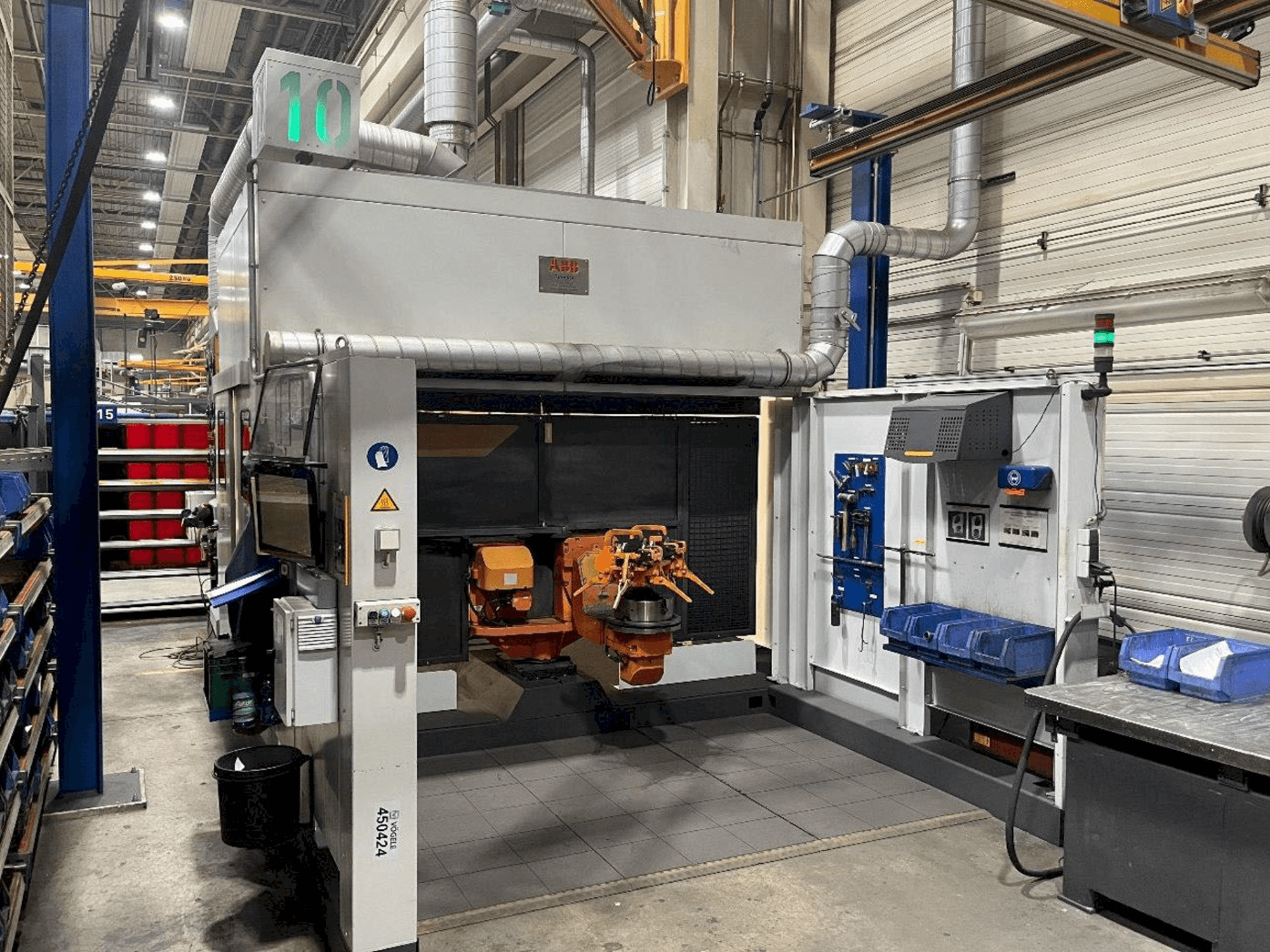 Vista Frontal da ABB máquina