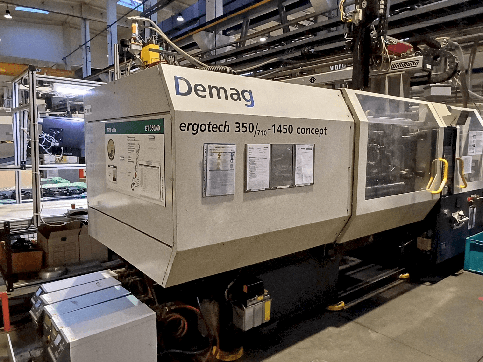 Vista Frontal da SUMITOMO SHI DEMAG Ergotech 350 Concept máquina