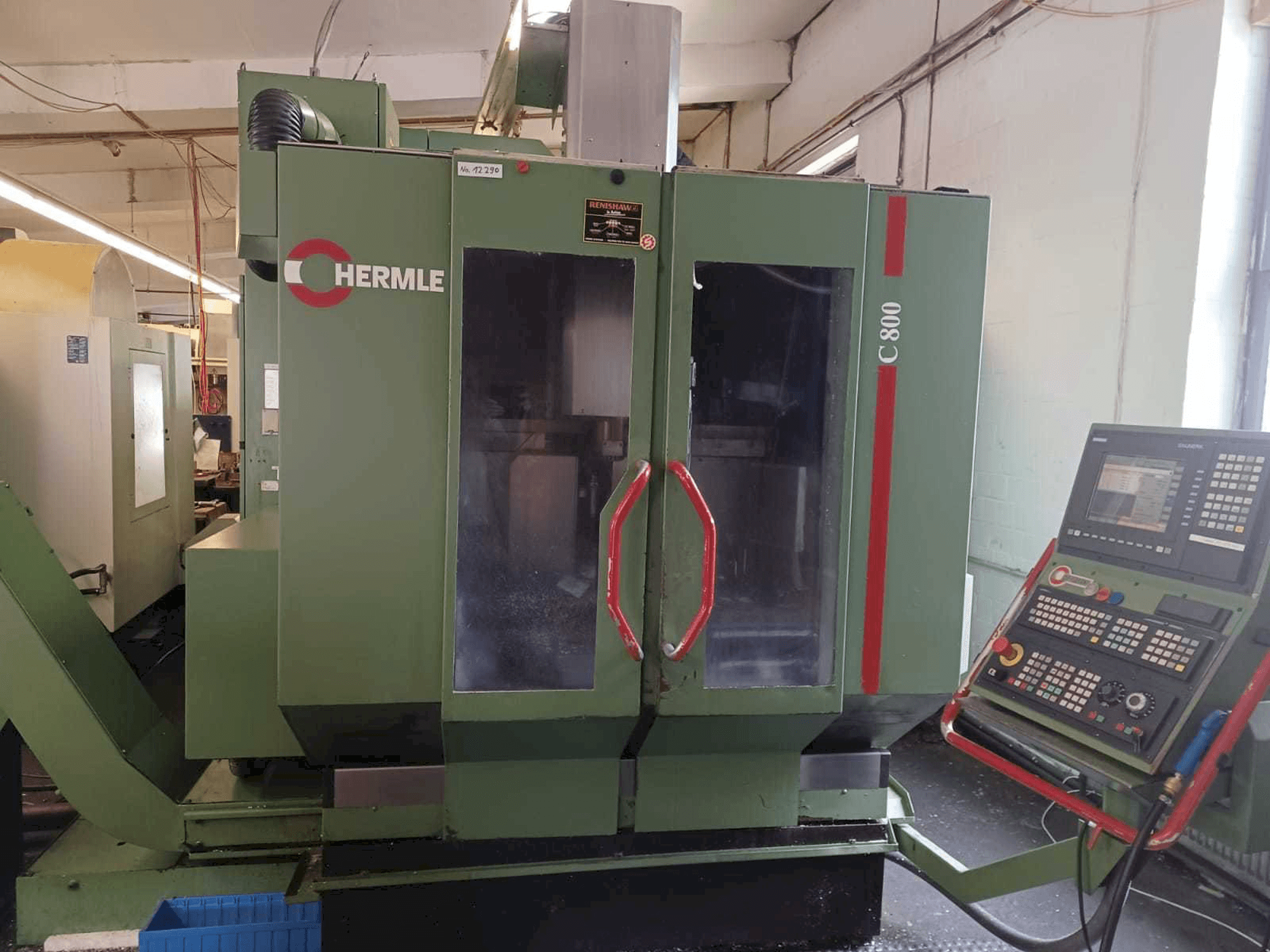 Vista Frontal da HERMLE C 800 U máquina