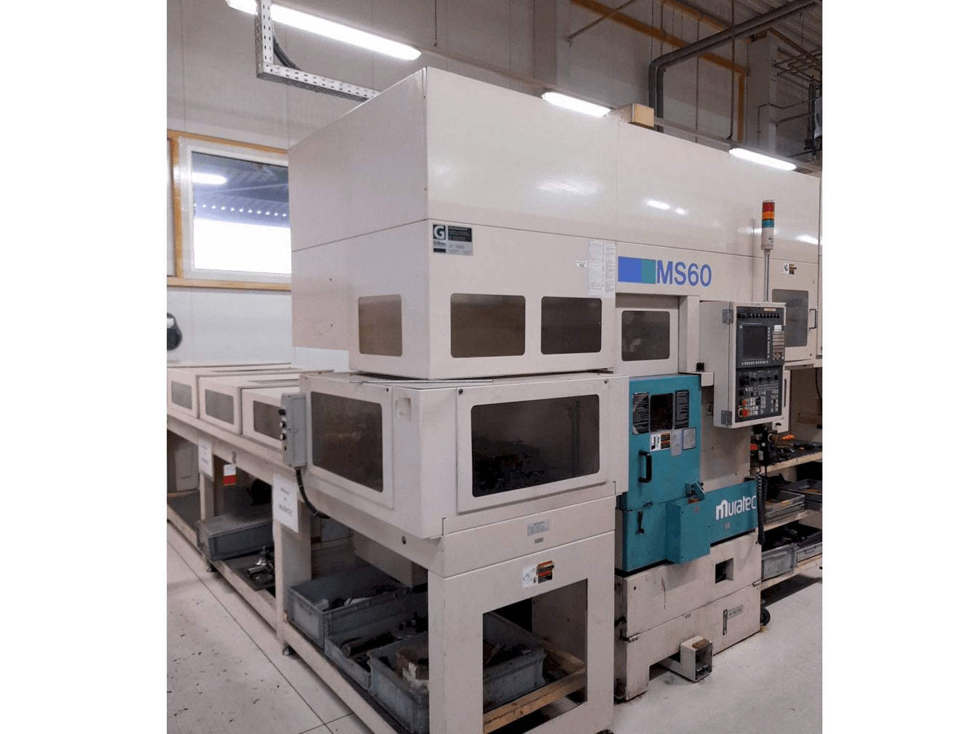 Vista Frontal da Muratec MS60 máquina