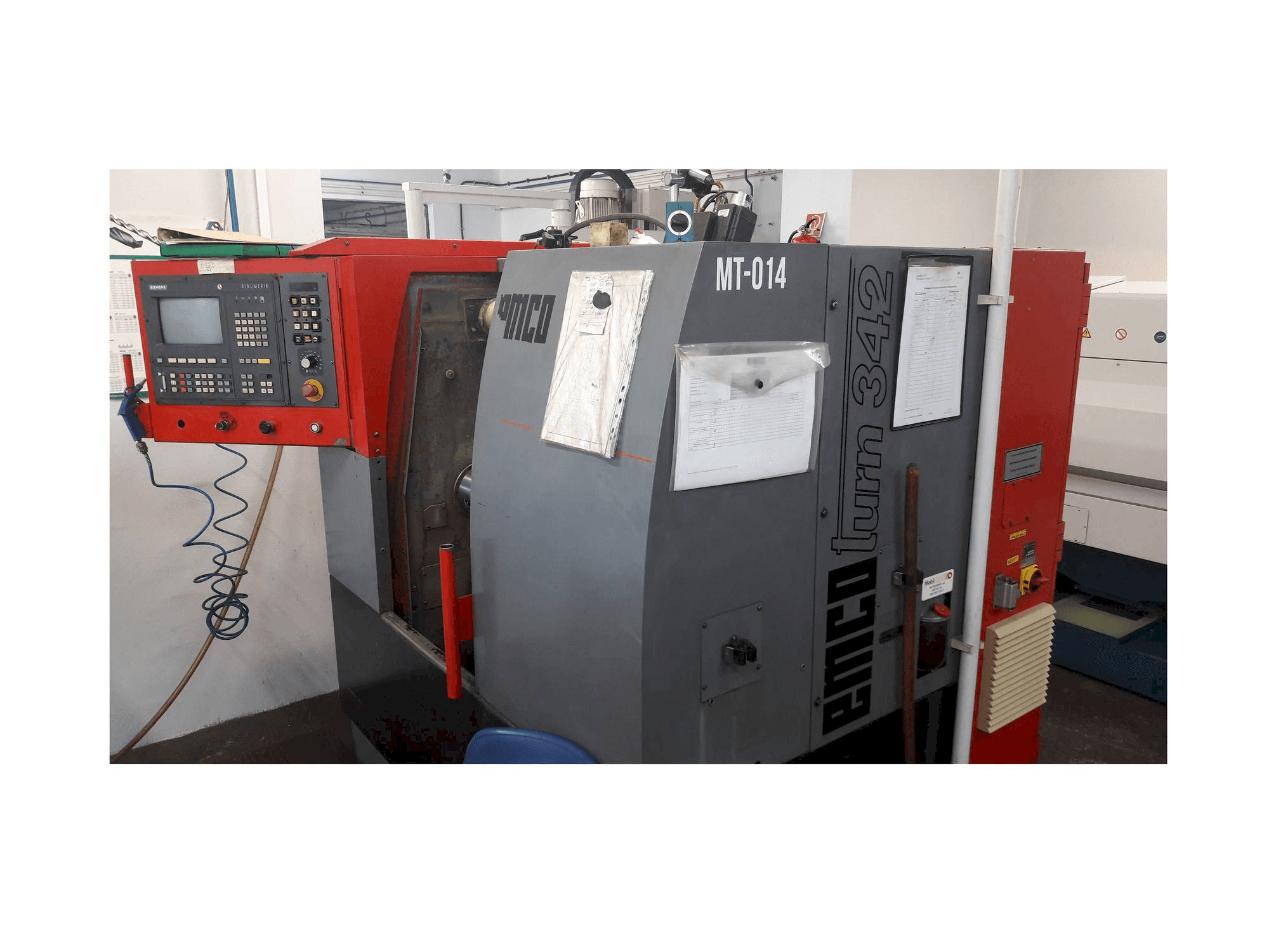 Vista Frontal da EMCO EMCOTURN 342 máquina