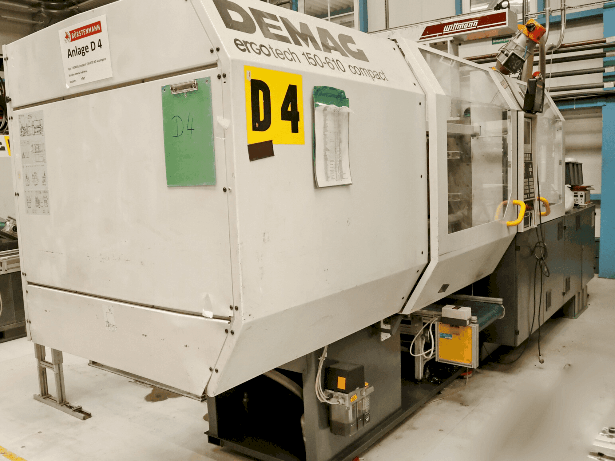 Vista Frontal da DEMAG Ergotech 150-610 NC 4 máquina