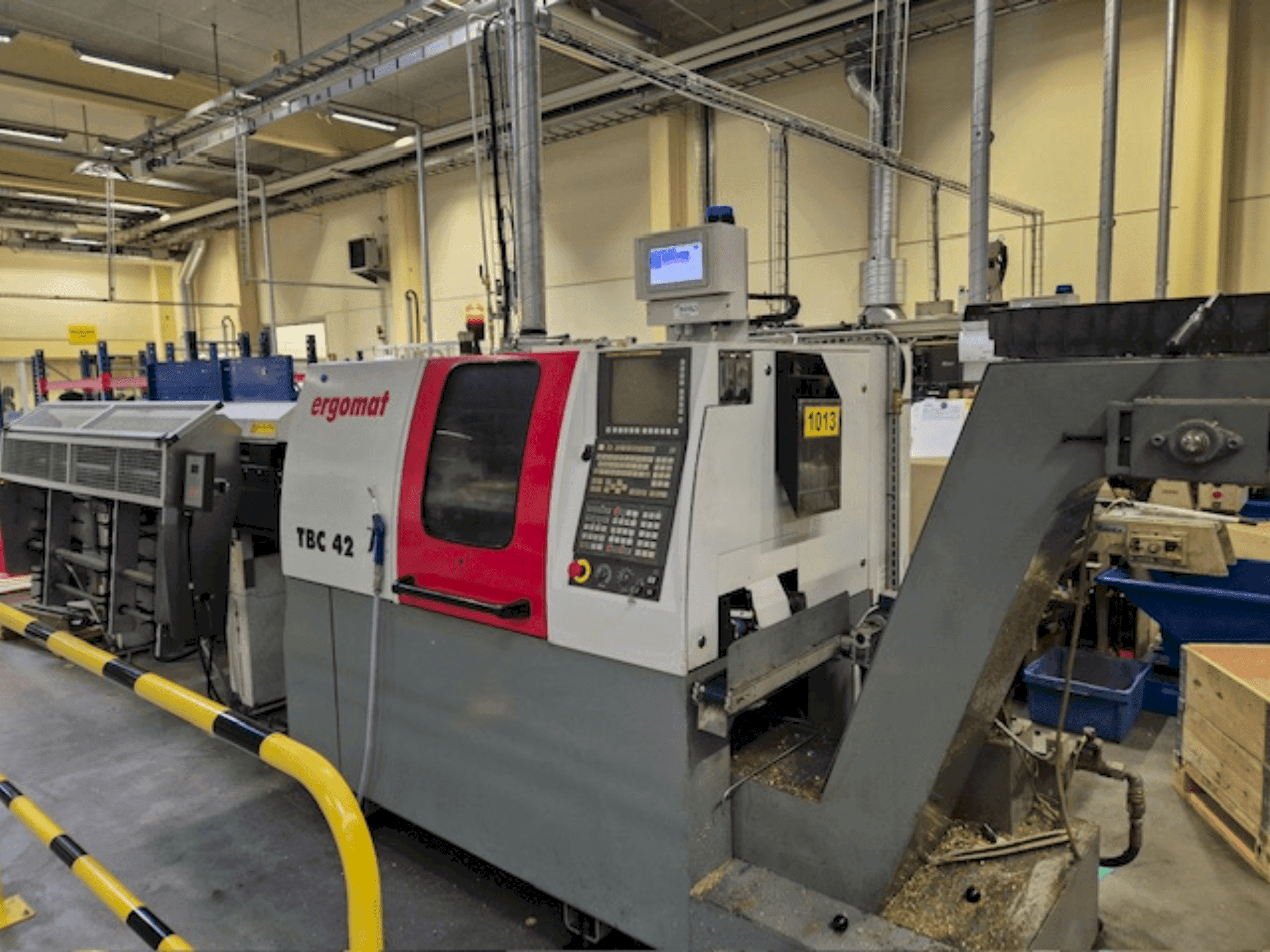 Vista Frontal da ERGOMAT TBC-42 máquina