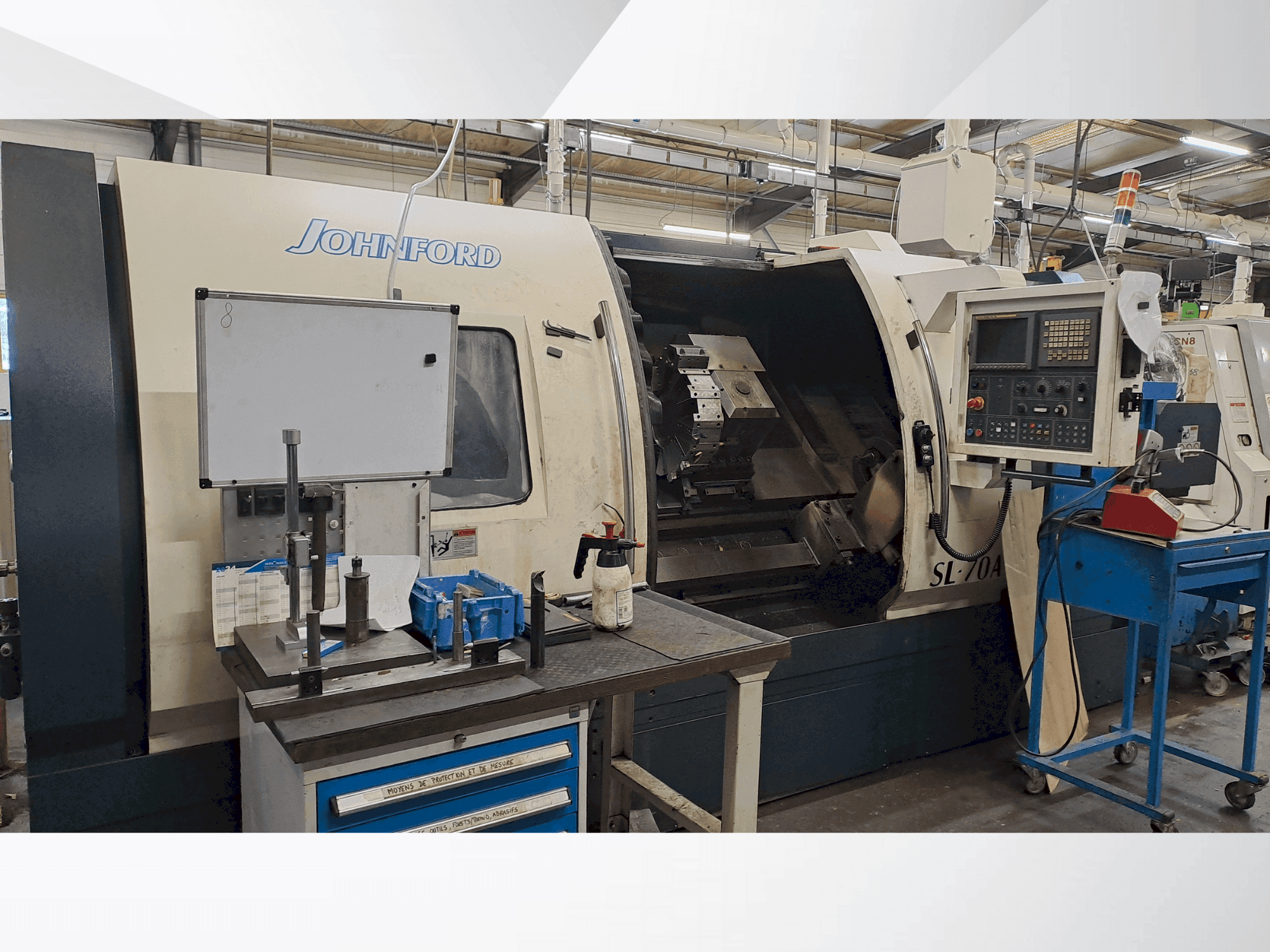 Vista Frontal da Johnford SL-70A máquina