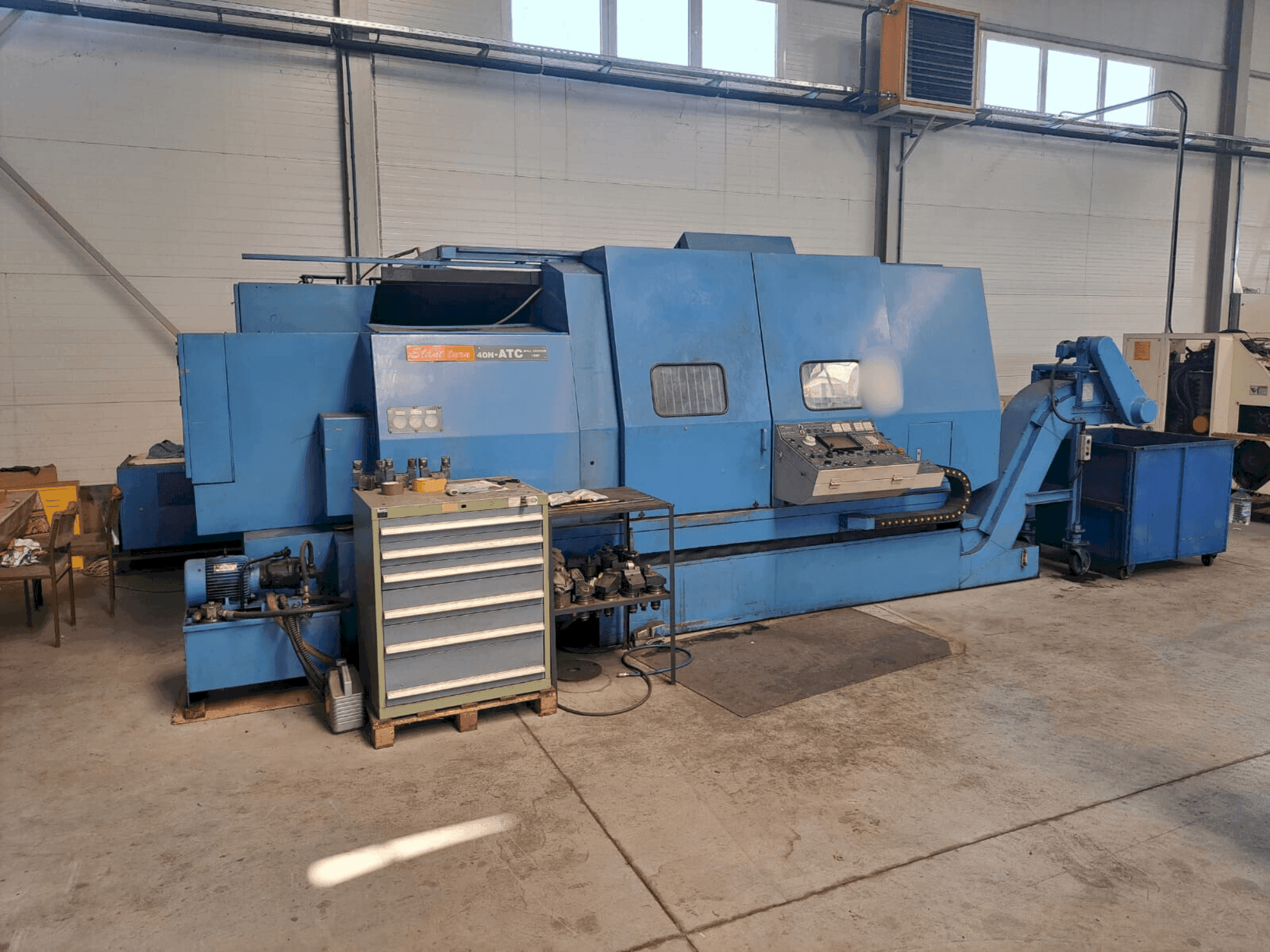 Vista Frontal da Mazak SLANT TURN 40N - ATC Mill center 1500 máquina