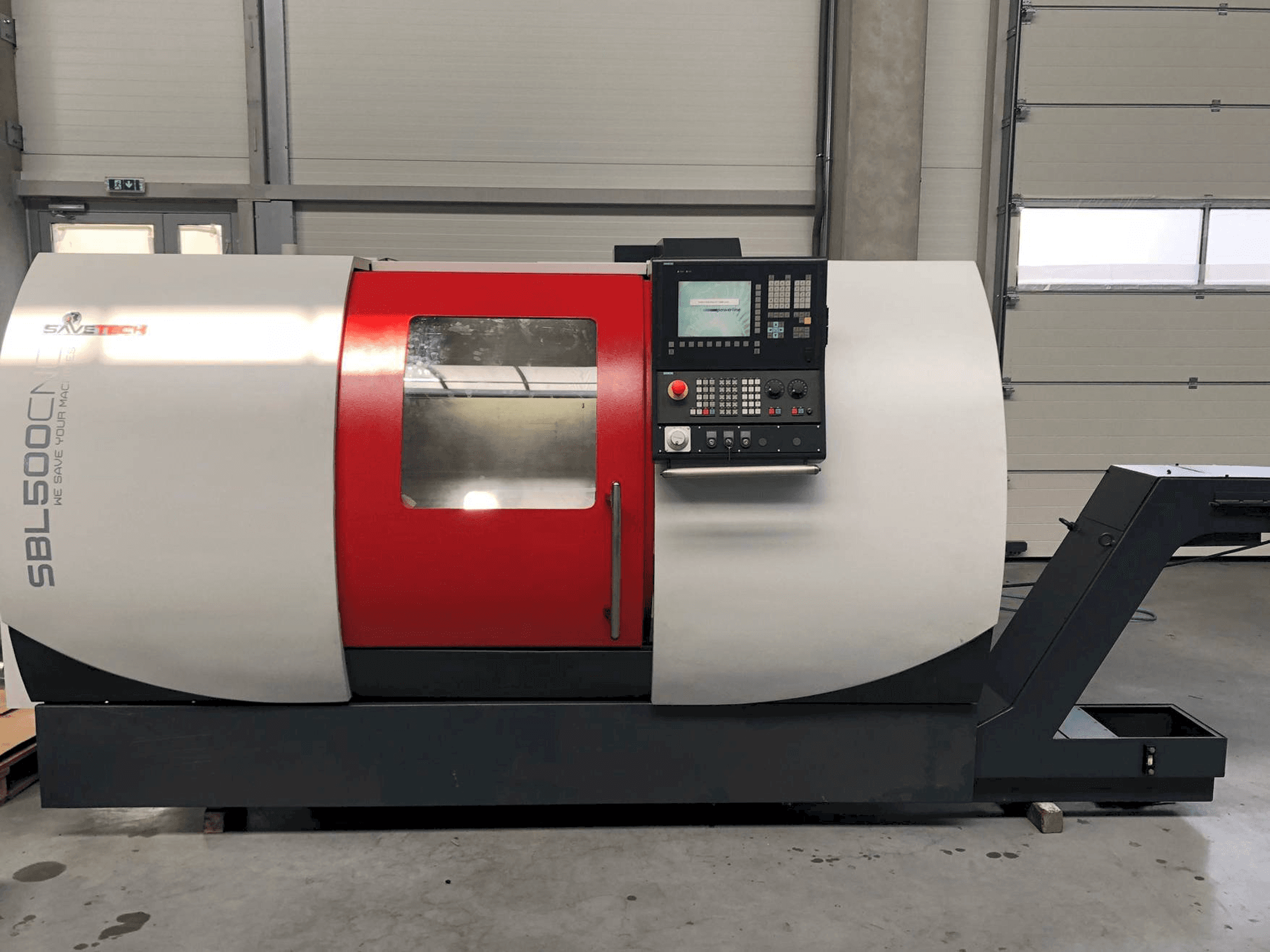 Vista Frontal da TRENS SBL 500/750 máquina