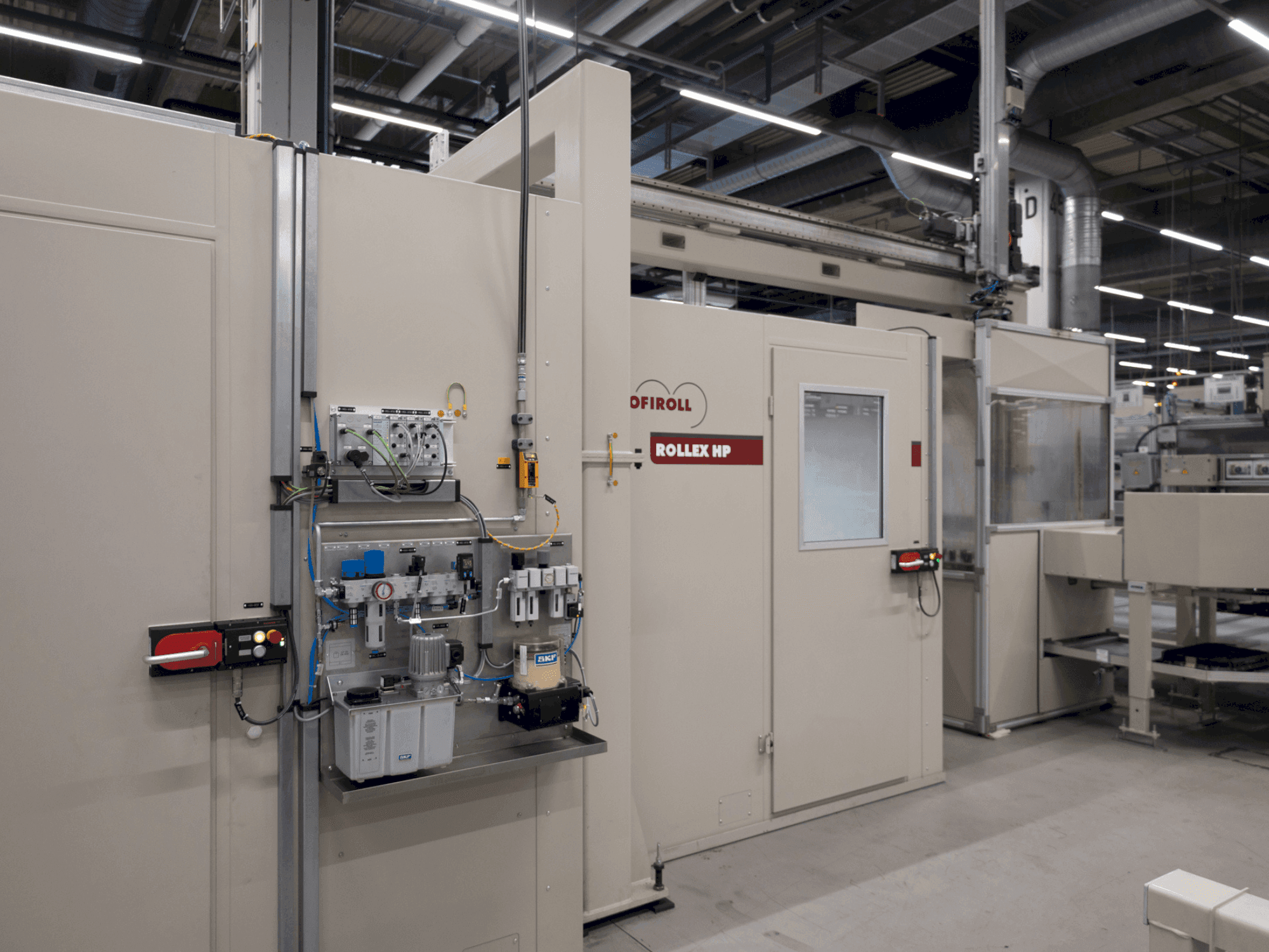 Vista Frontal da PROFIROLL ROLLEX HP máquina