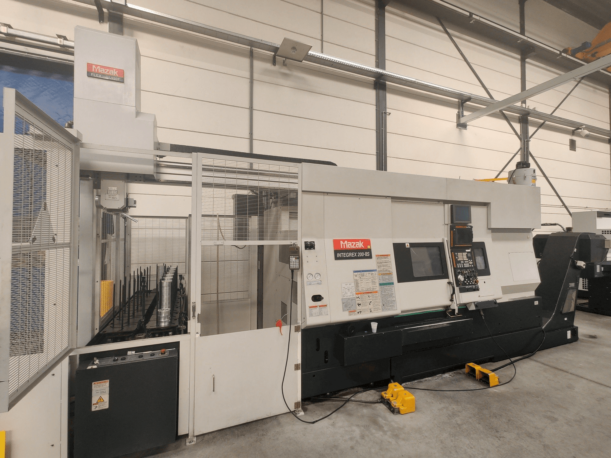 Vista Frontal da Mazak Integrex 200-3S máquina