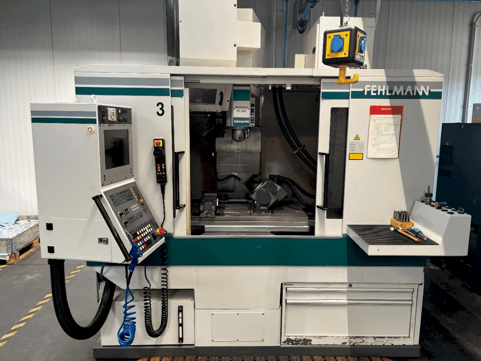 Vista Frontal da FEHLMANN Picomax 90-M máquina