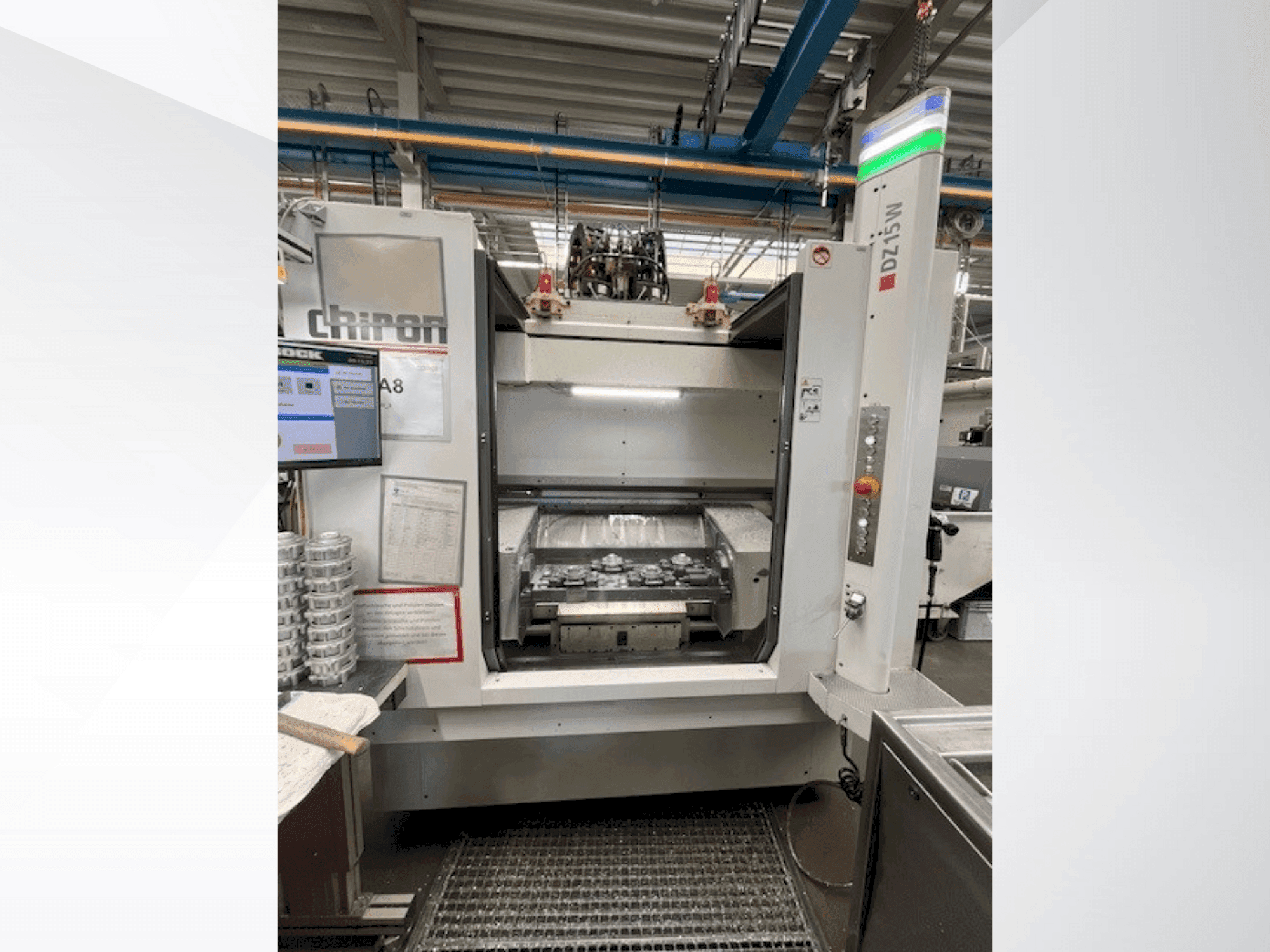 Vista Frontal da CHIRON DZ 15 W máquina