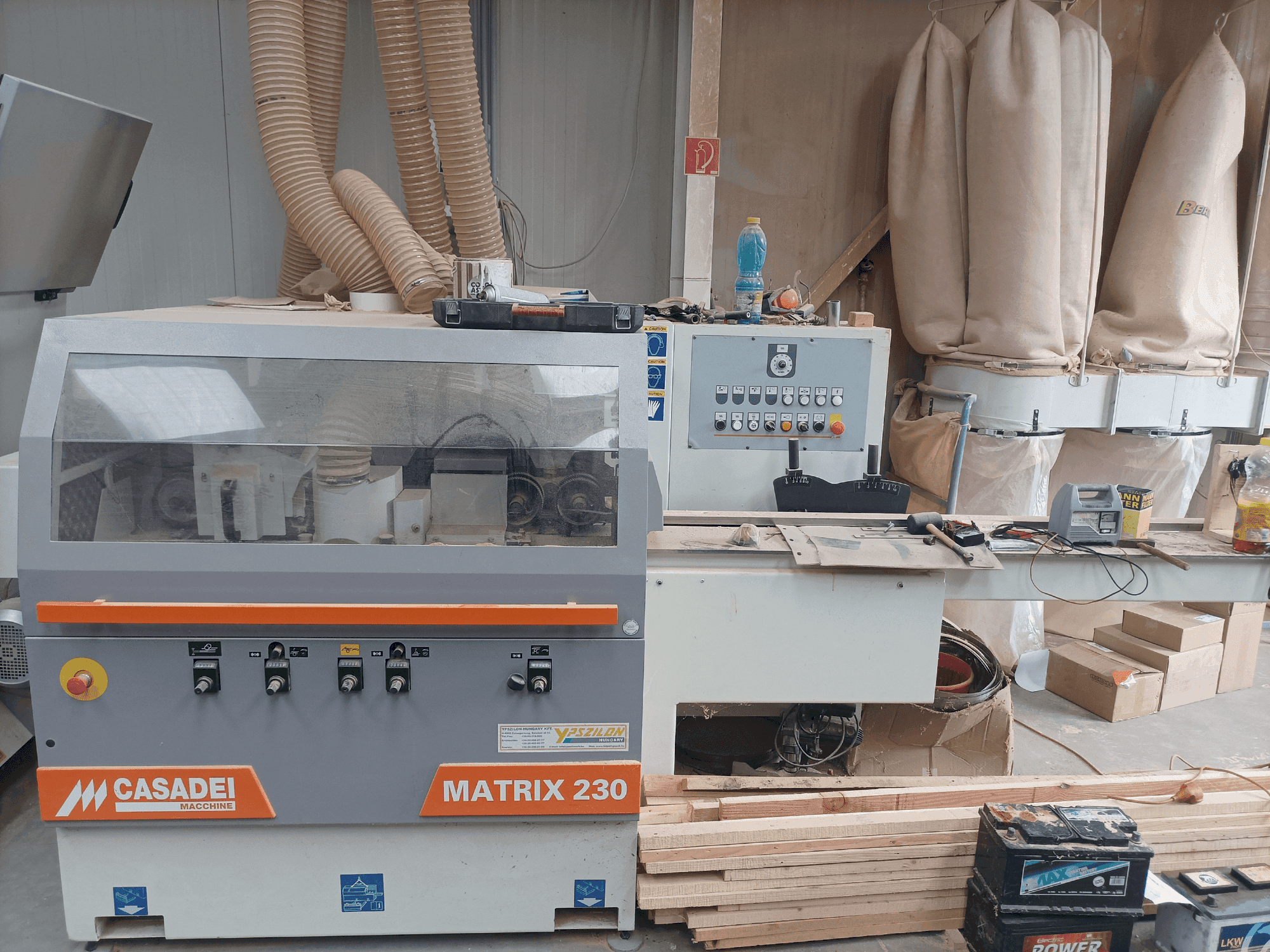 Vista Frontal da CASADEI MATRIX 230 (2018) máquina