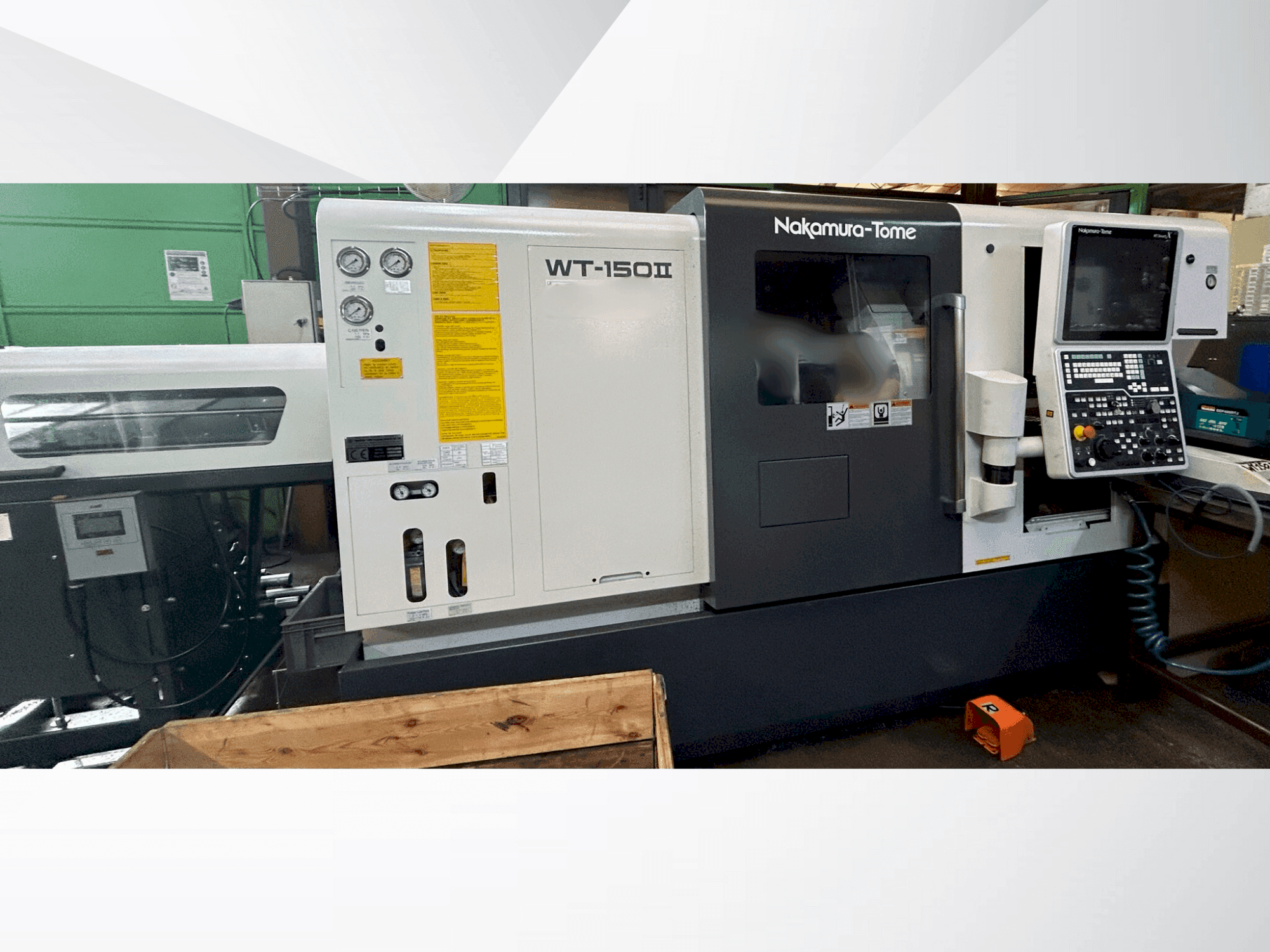 Vista Frontal da NAKAMURA-TOME WT 150 máquina