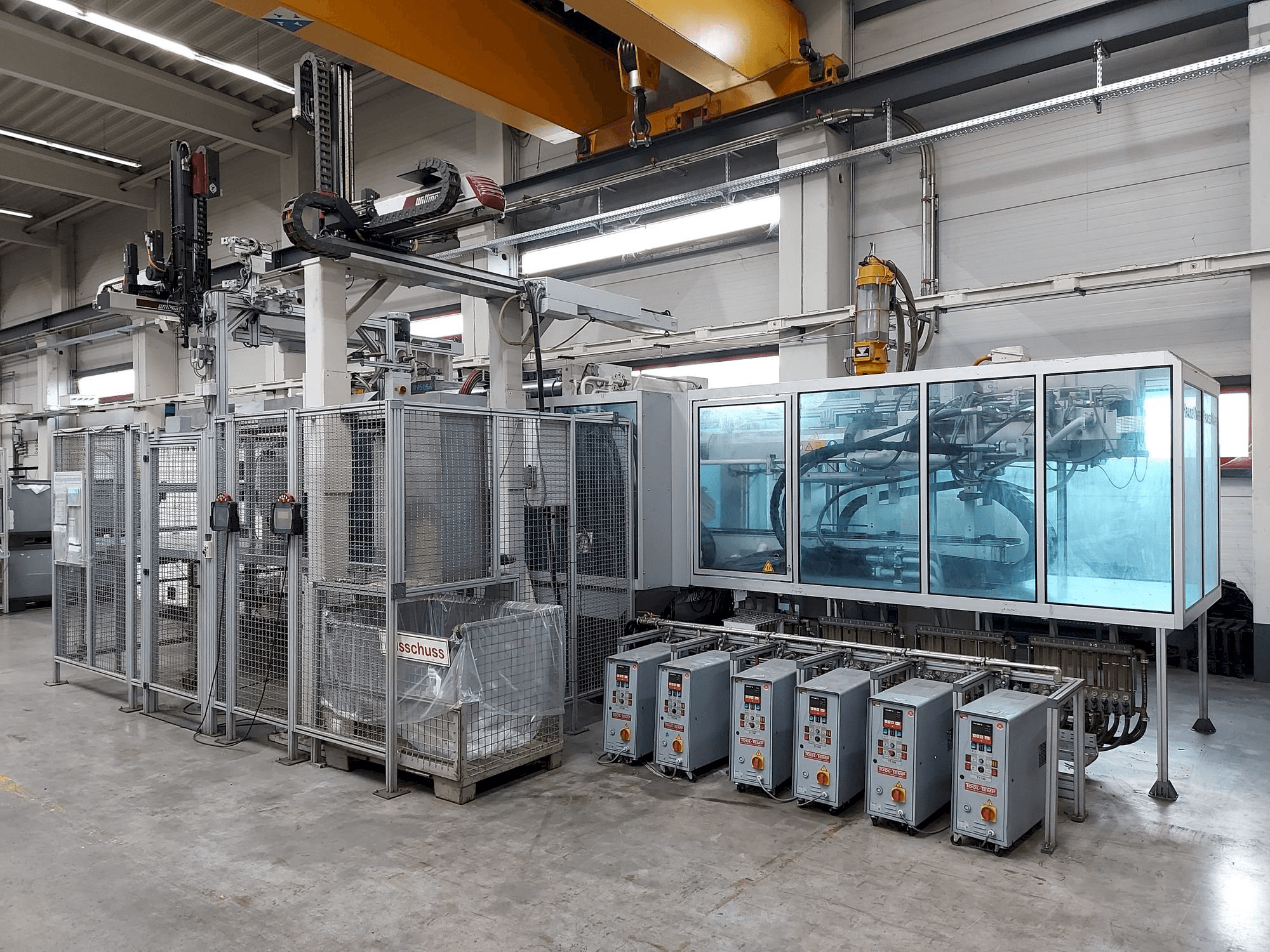 Vista Frontal da Krauss Maffei 650 Tandem máquina