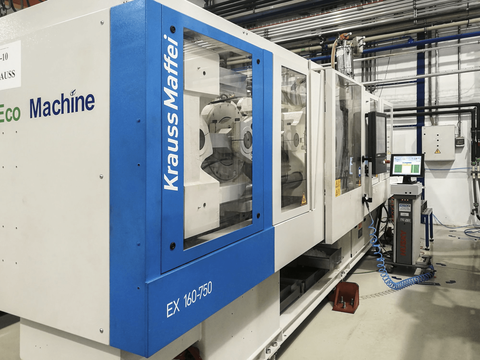 Vista Esquerda da Krauss Maffei 160-750 EX máquina