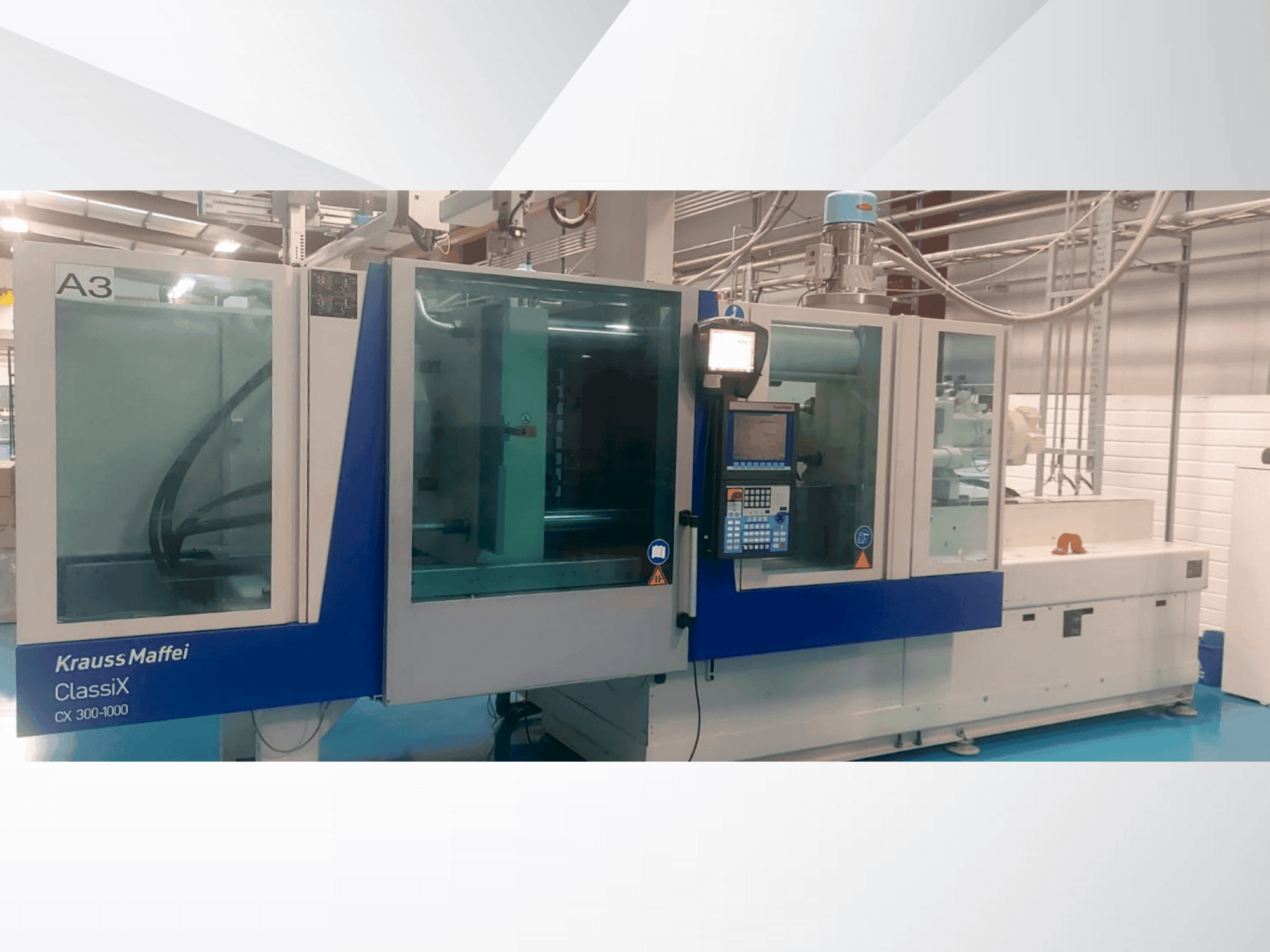 Vista Frontal da Krauss Maffei ClassiX 300-1000 CX máquina