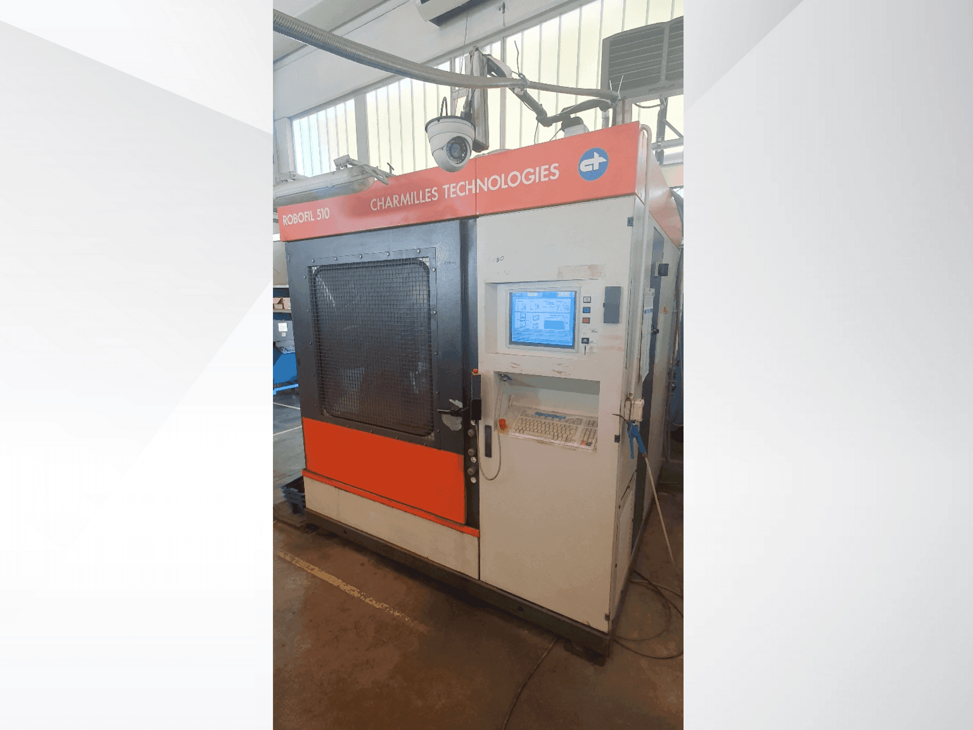 Vista Frontal da CHARMILLES Robofil 510 máquina