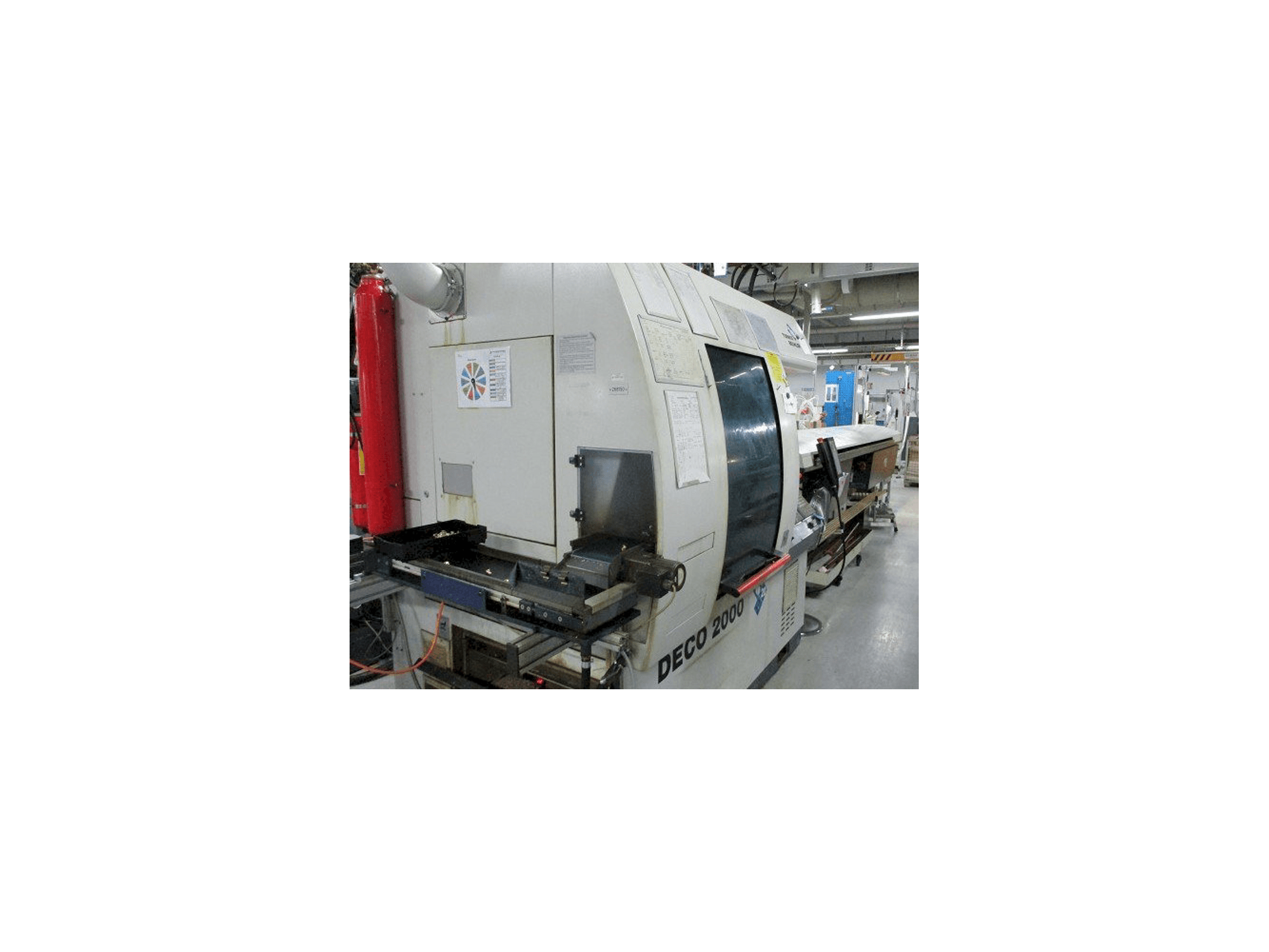 Vista Lateral Esquerda da Tornos-Bechler DECO 20 máquina