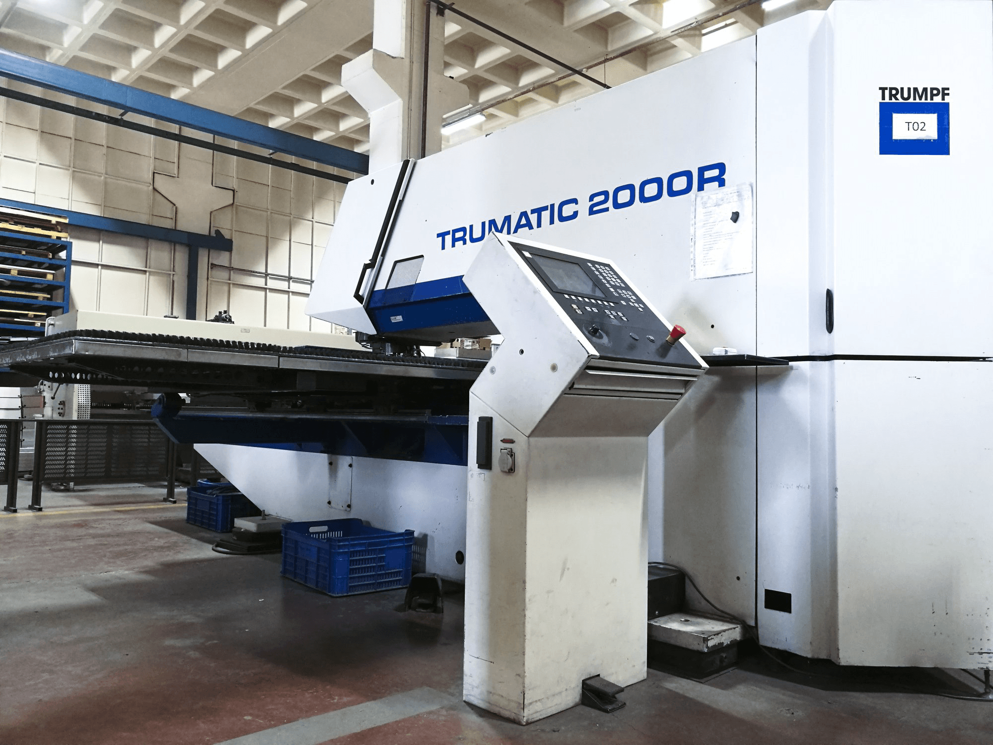 Vista Direita da Trumpf Trumatic 2000 R máquina