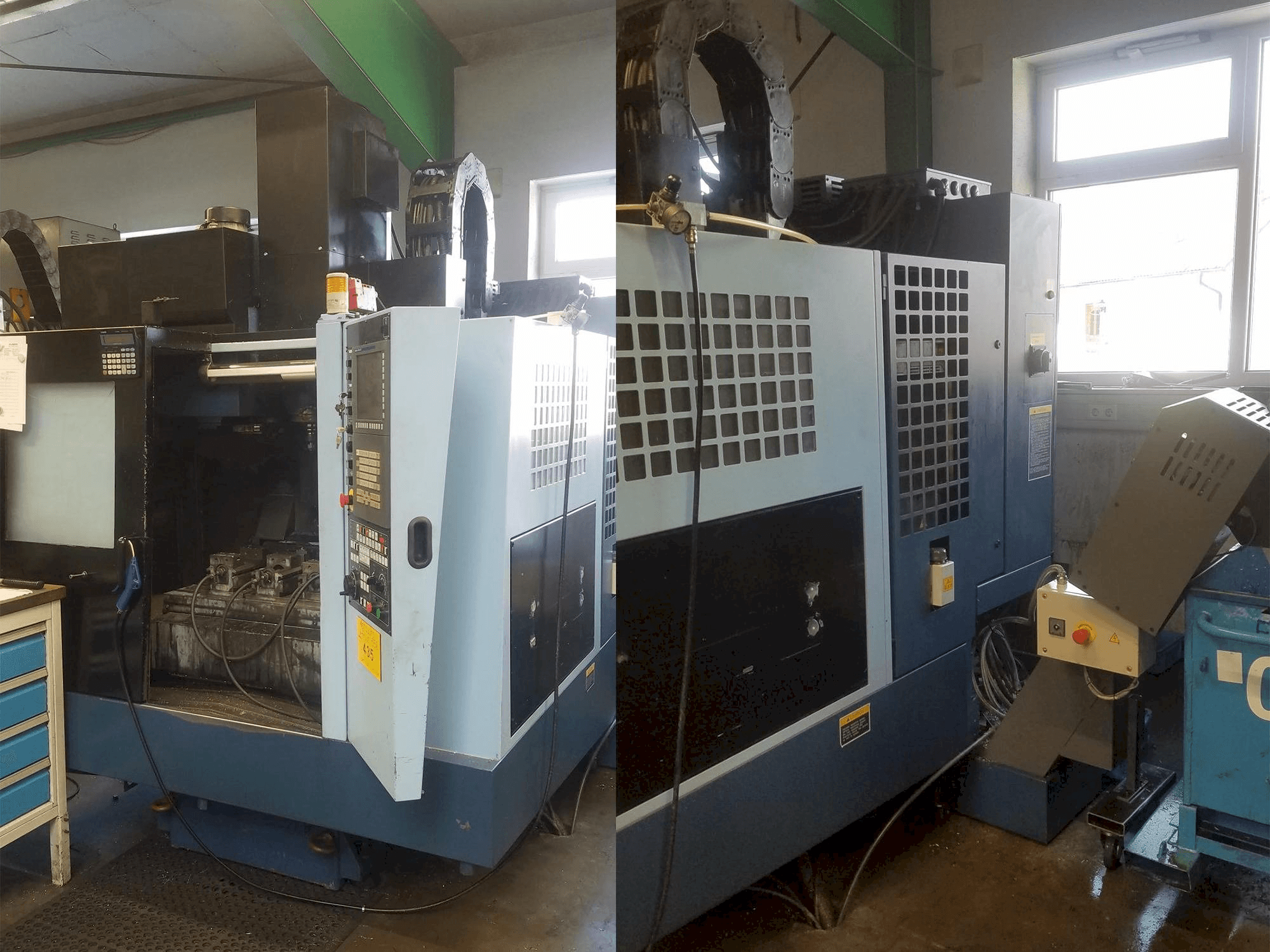Vista Frontal da Matsuura 550 V-Plus máquina