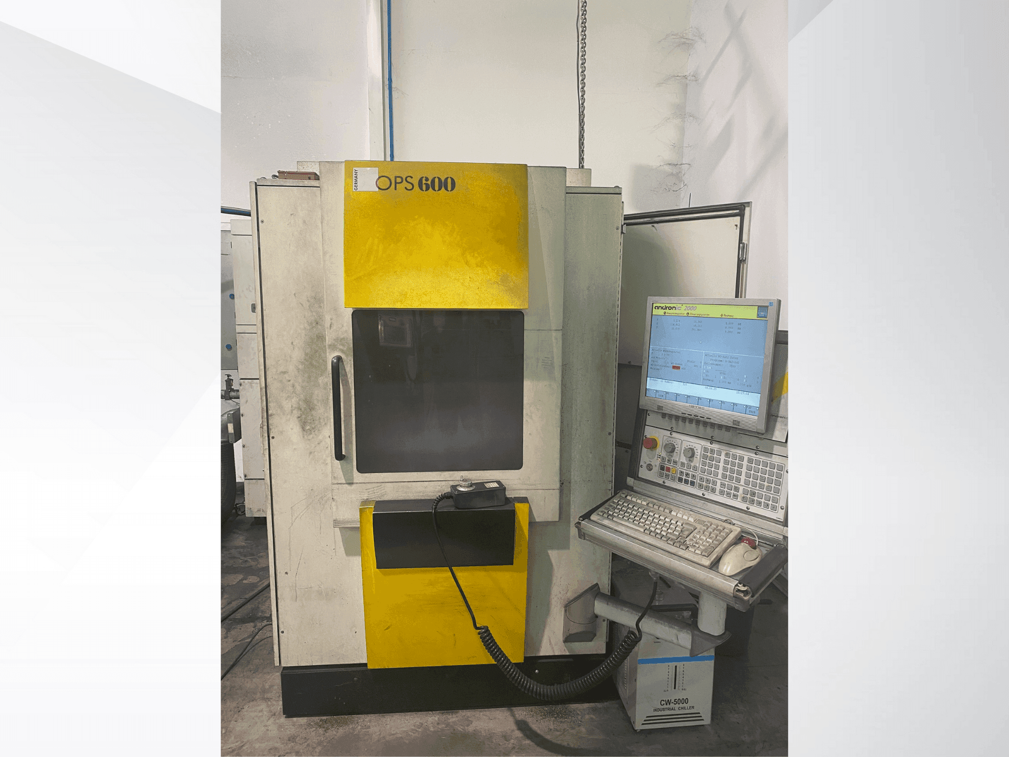 Vista Frontal da OPS INGERSOLL OPS 600 máquina