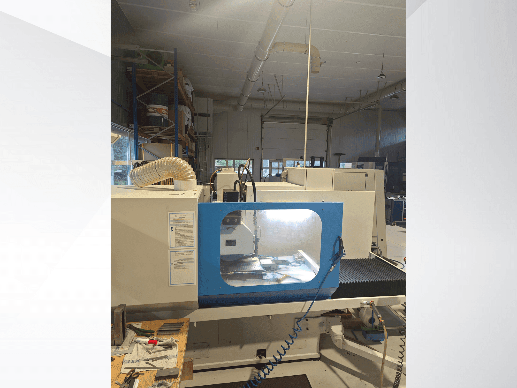 Vista Frontal da ABA EL 1006 máquina