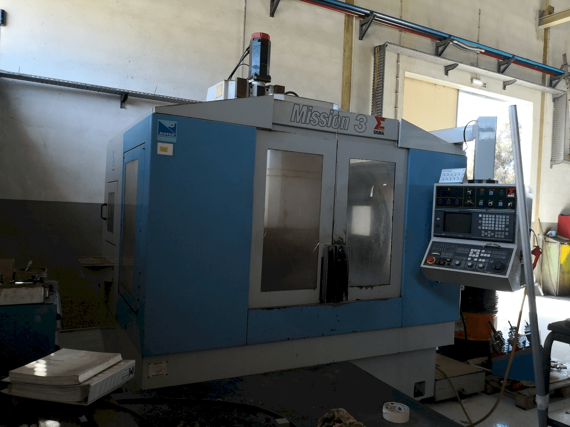 Vista Frontal da Sigma Mission 3 máquina