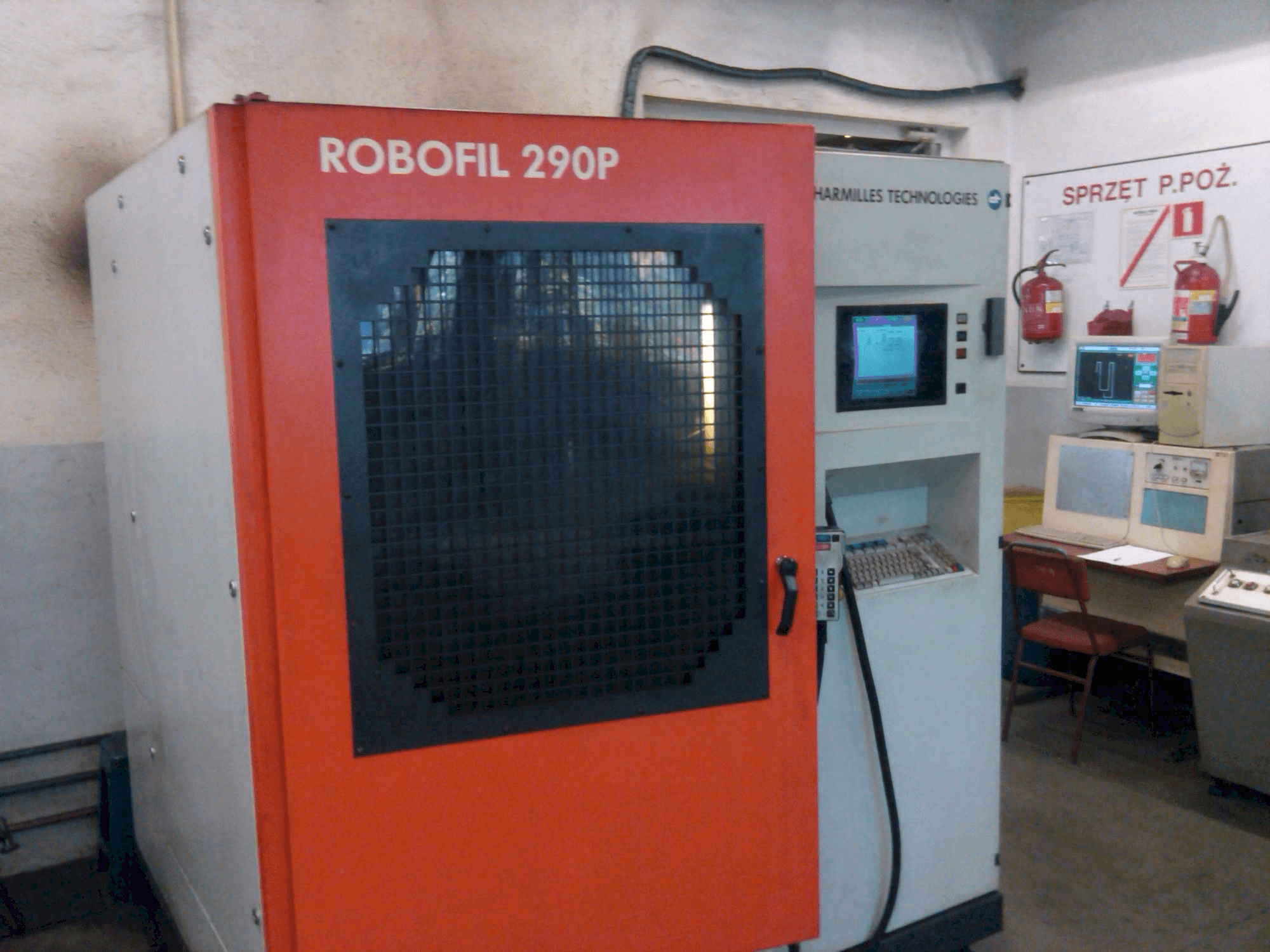 Vista Frontal da CHARMILLES Robofil 290 P máquina