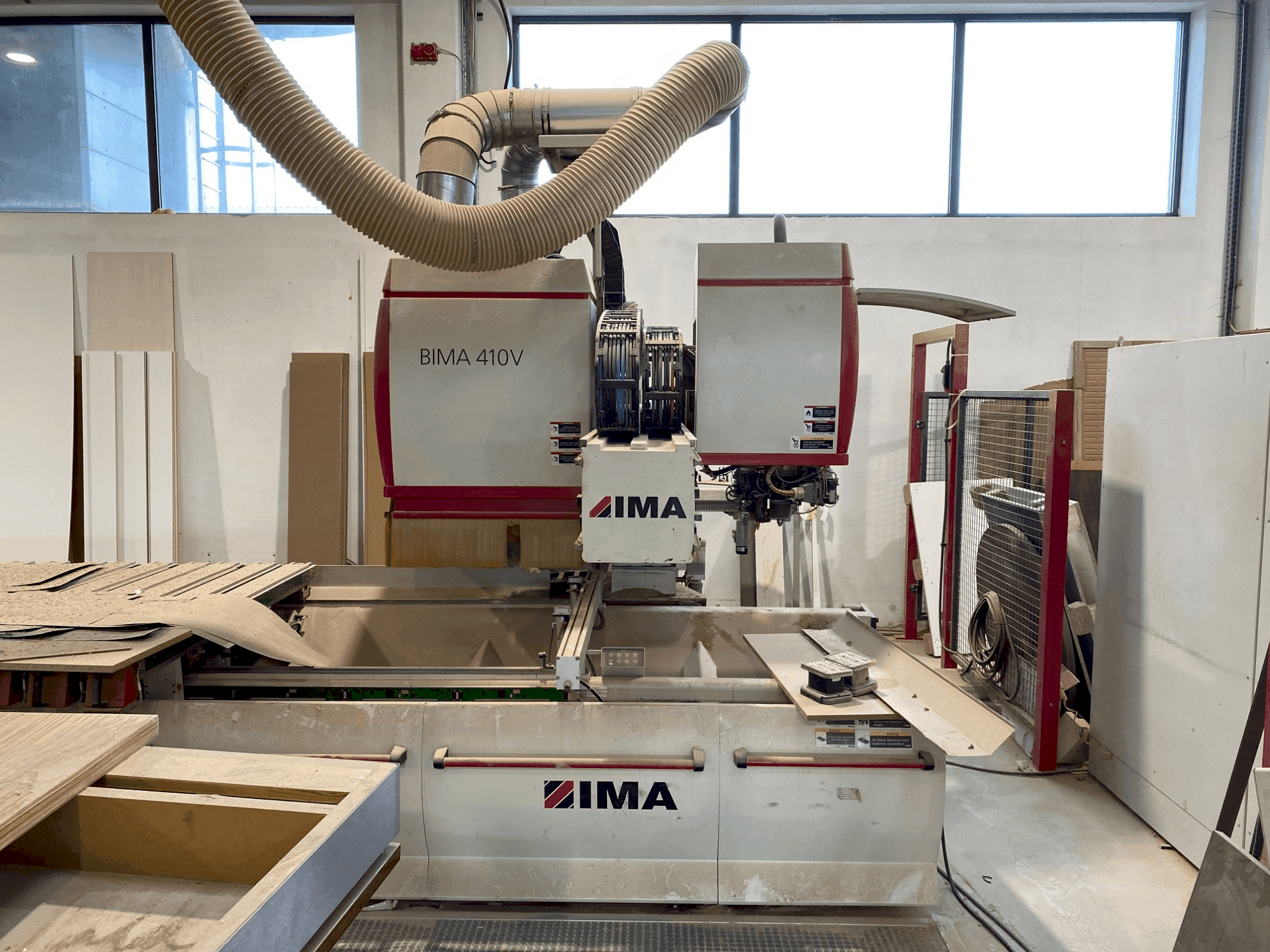 Vista Frontal da IMA BIMA 410 V (2005) máquina