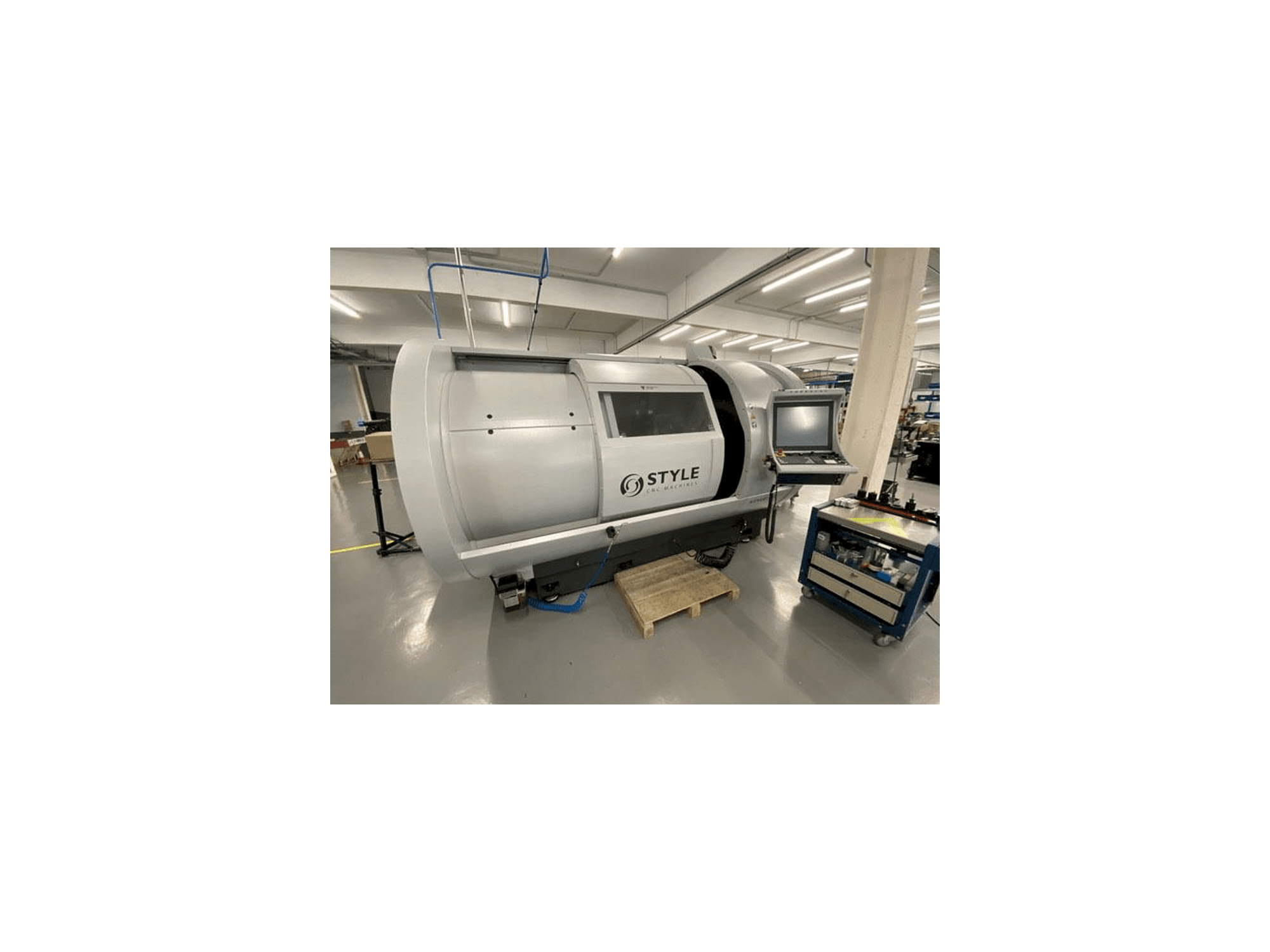 Vista Frontal da Sturtz 750 (900 dbc) máquina