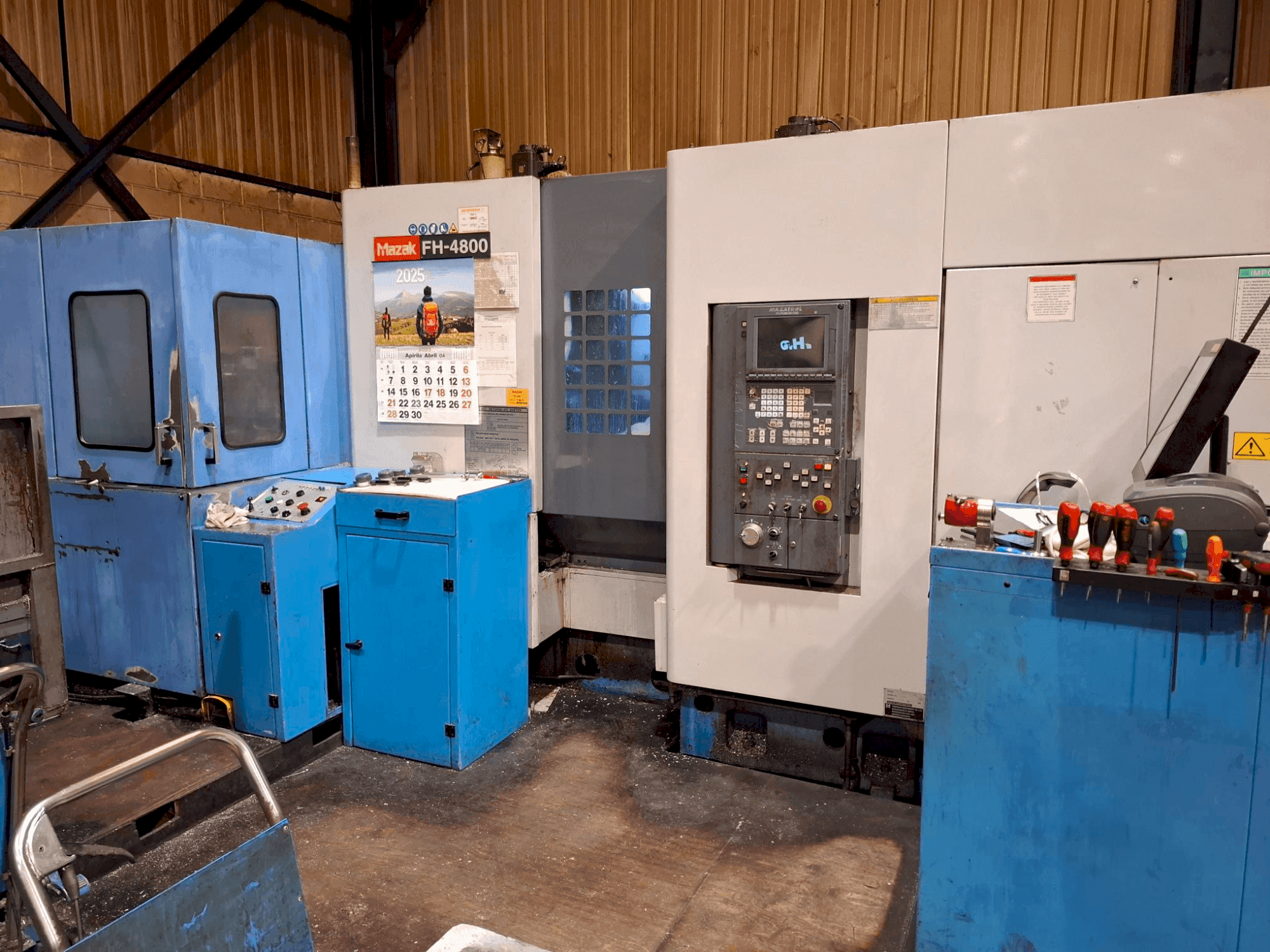 Vista Frontal da Mazak FH-4800 máquina