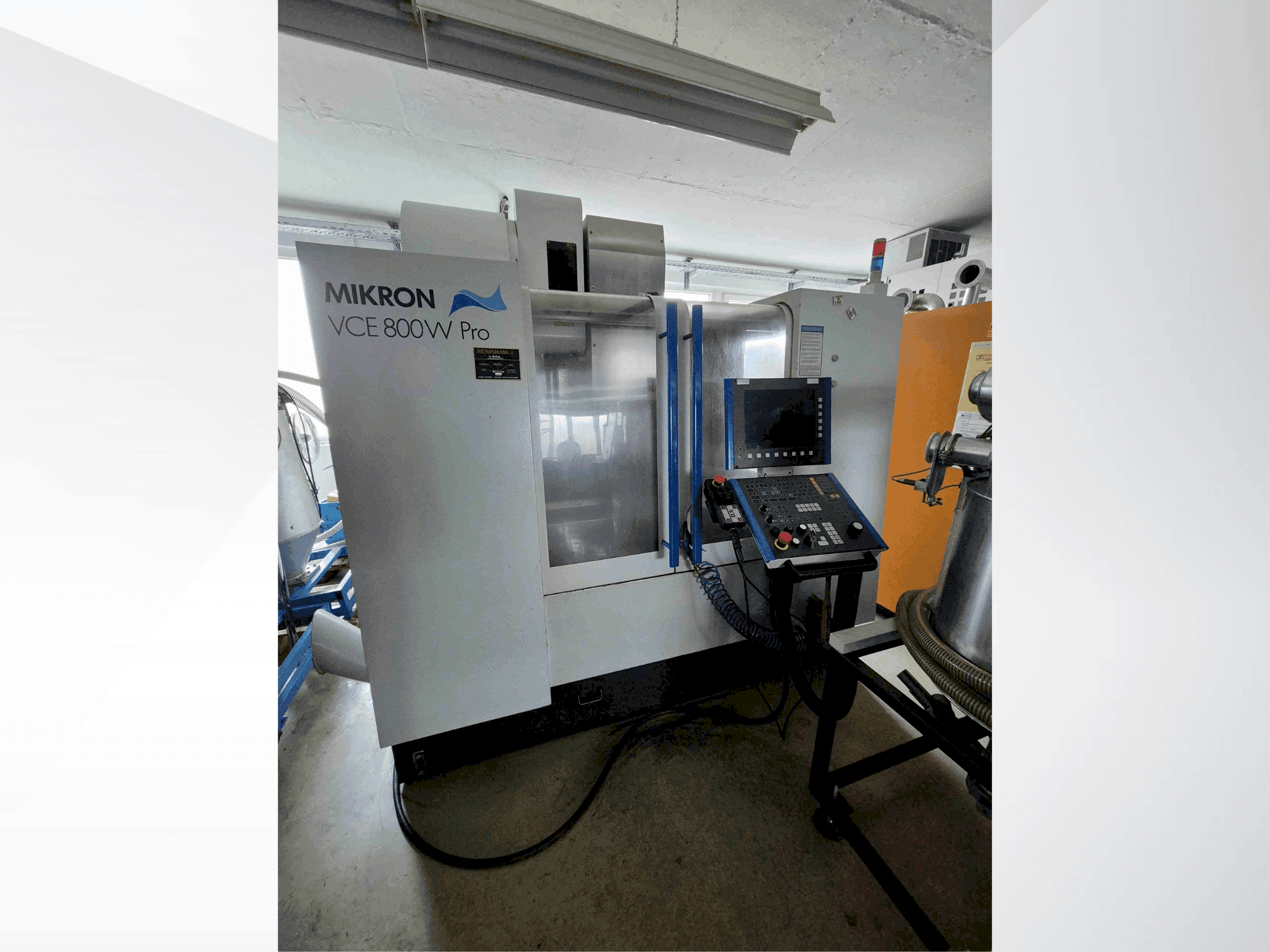 Vista Frontal da MIKRON VCE 800W Pro máquina